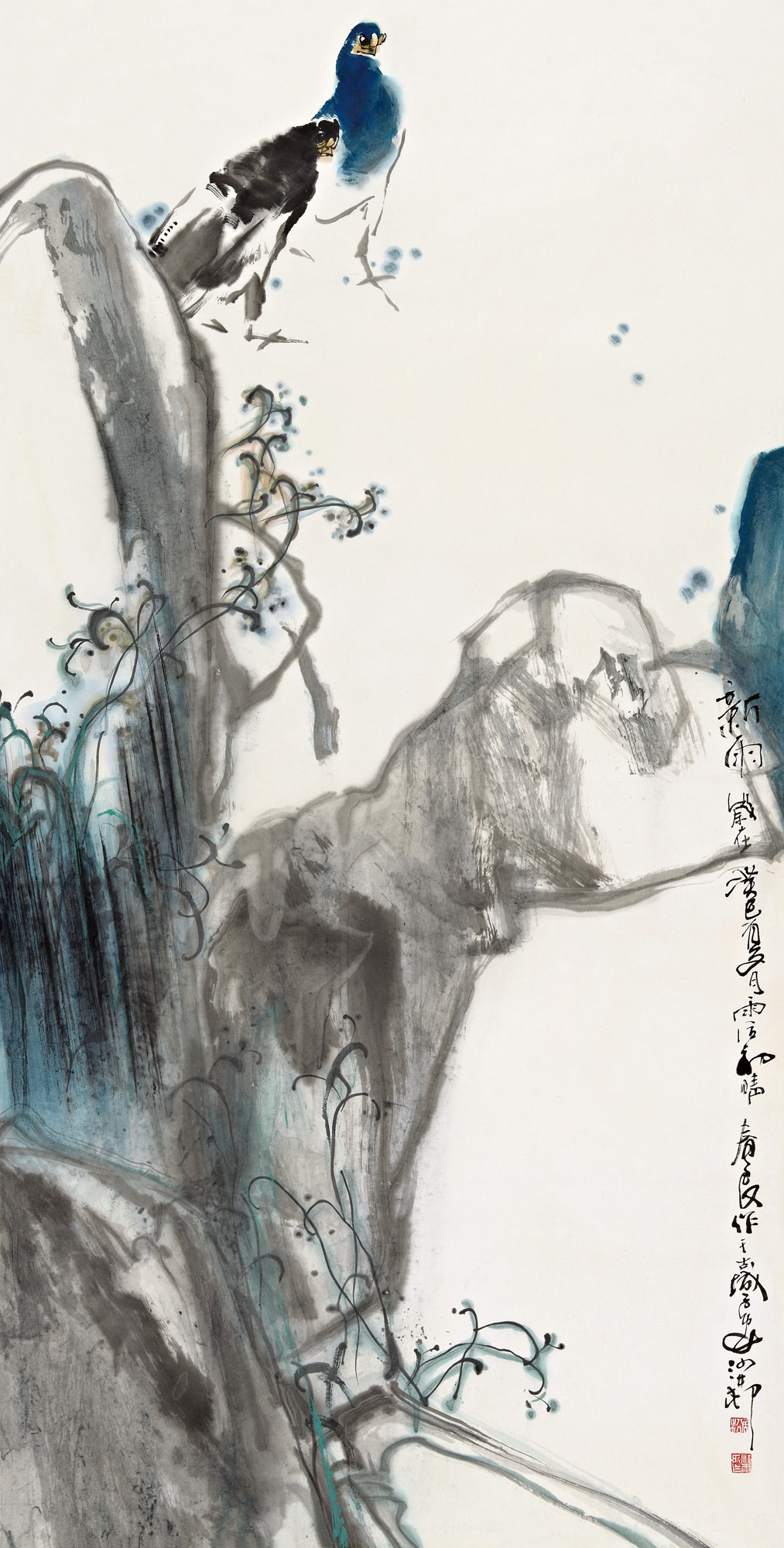 【新雨-王春良人物国画-纸本(2014年作)】王春良作品