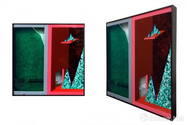 绿玻璃与红盒子NO3