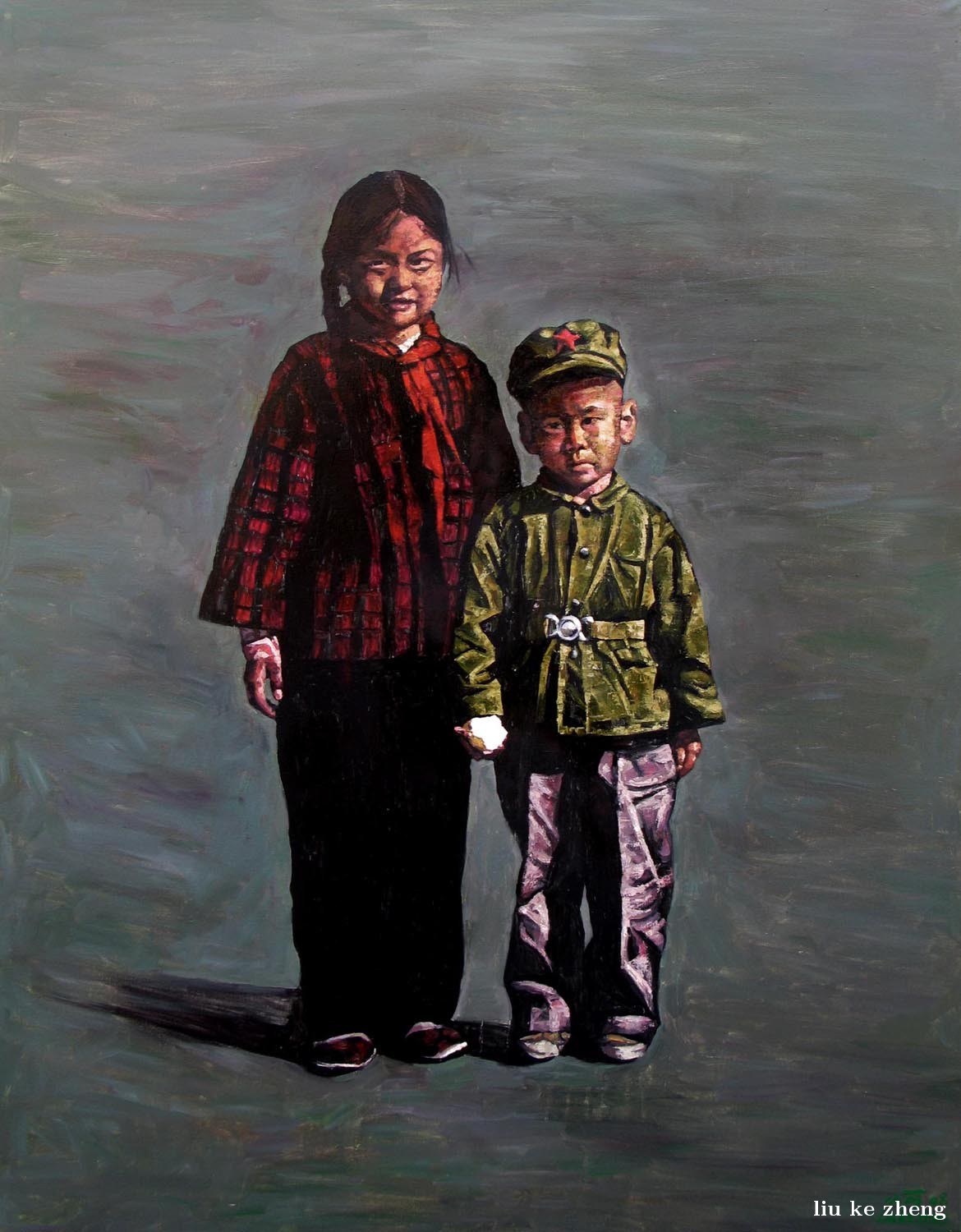 【梨子-刘可峥人物油画-布面(2008年作)】刘可峥油画