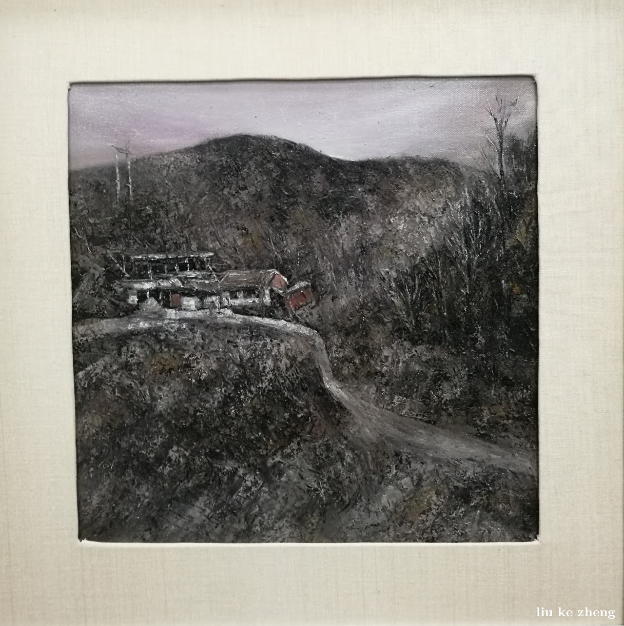 【向北方之一-刘可峥风景油画-布面(2017年作)】刘可