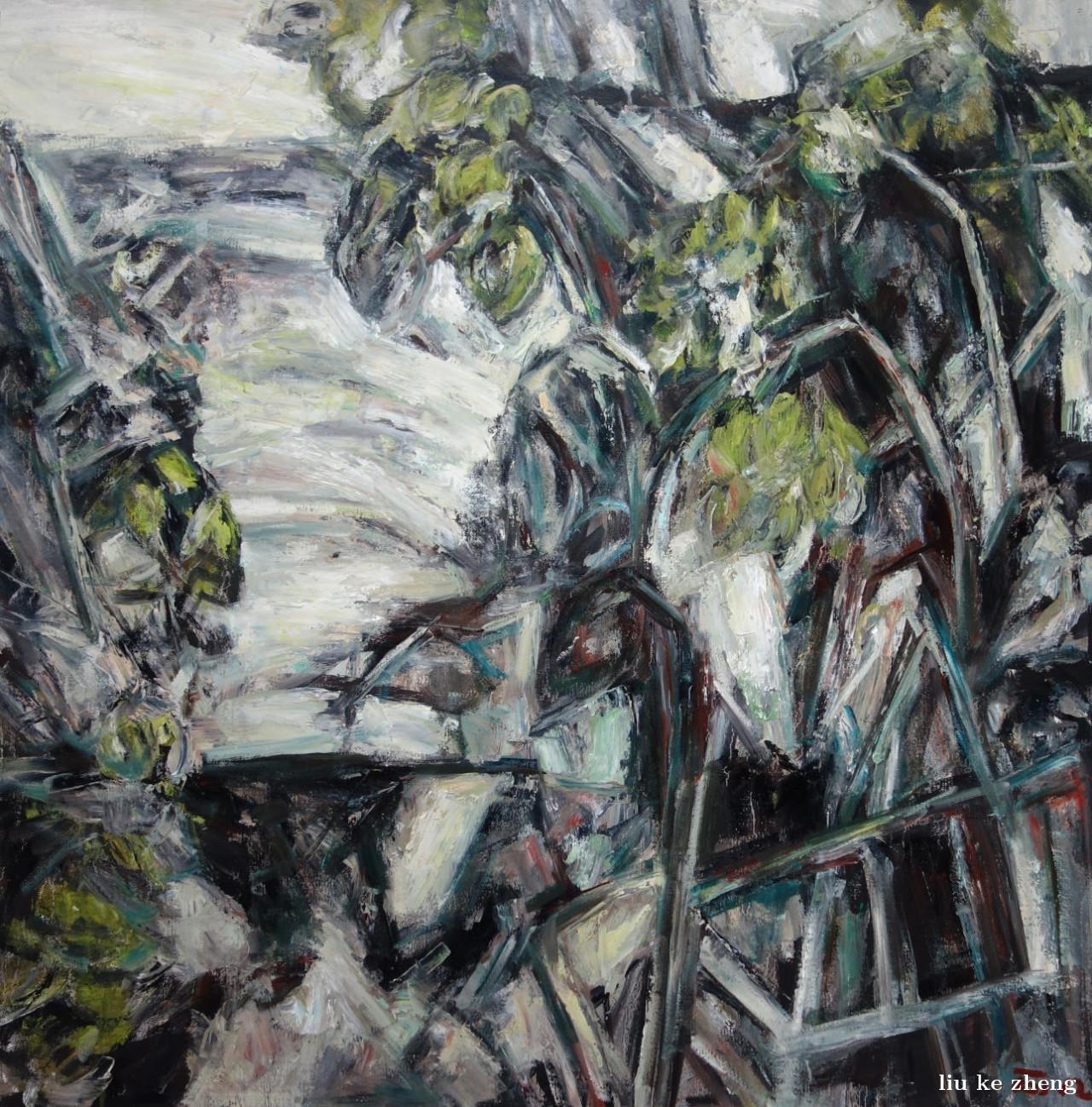 【花非花 木非木-刘可峥风景油画-布面(2012年作)】峥