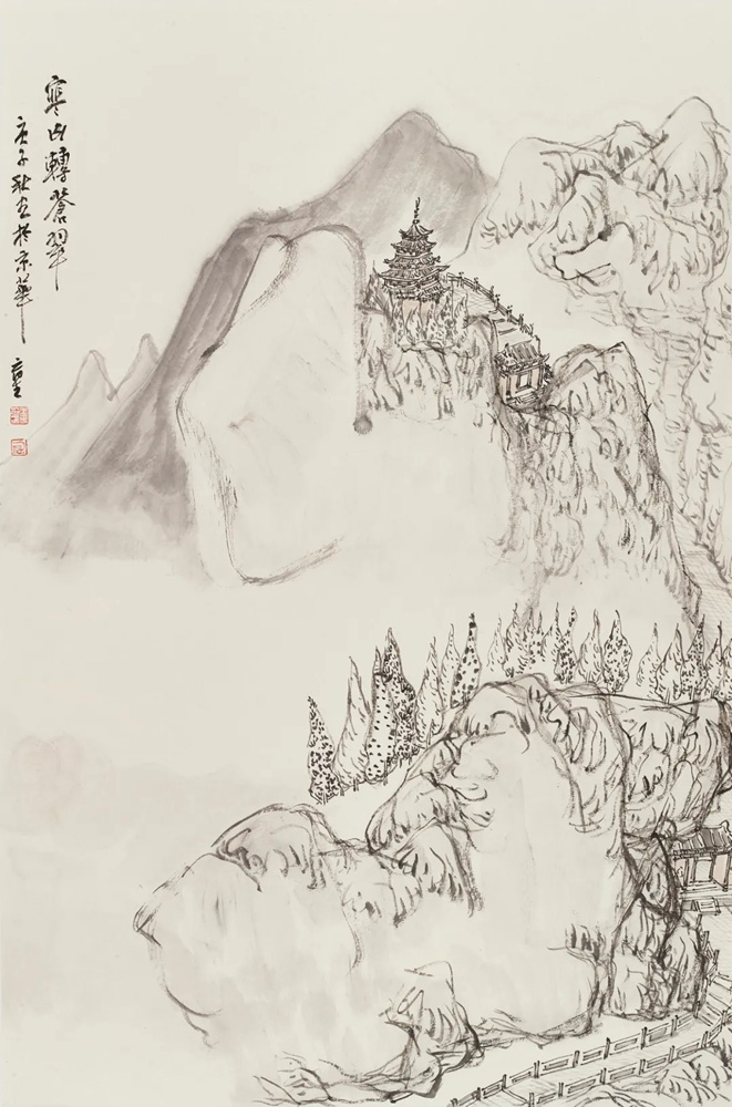 三人行——张伟平,胡石,王平笔墨意味展