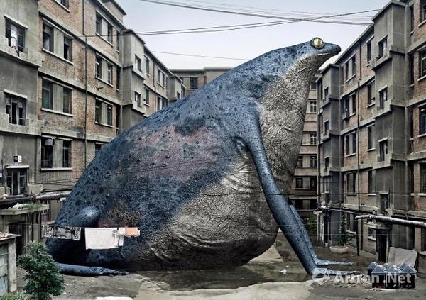 艺术家柳迪和他的“巨大生物”