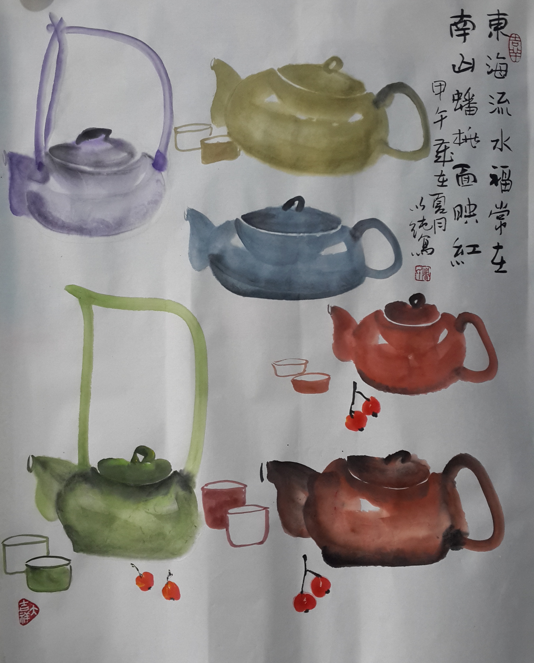 价格:议价作者:周以纯中国元素——紫砂壶系.