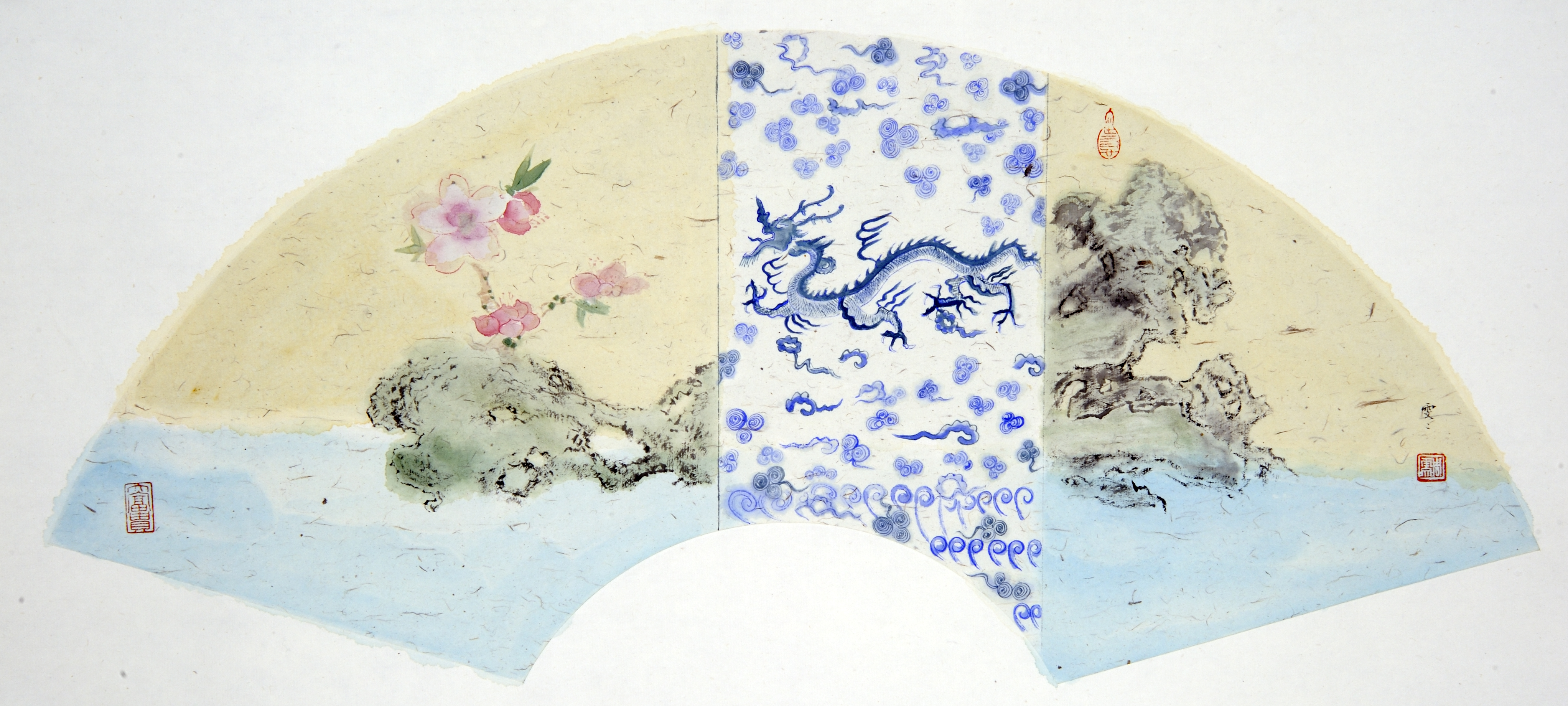 周雯雯 青花瓷 61 扇面2