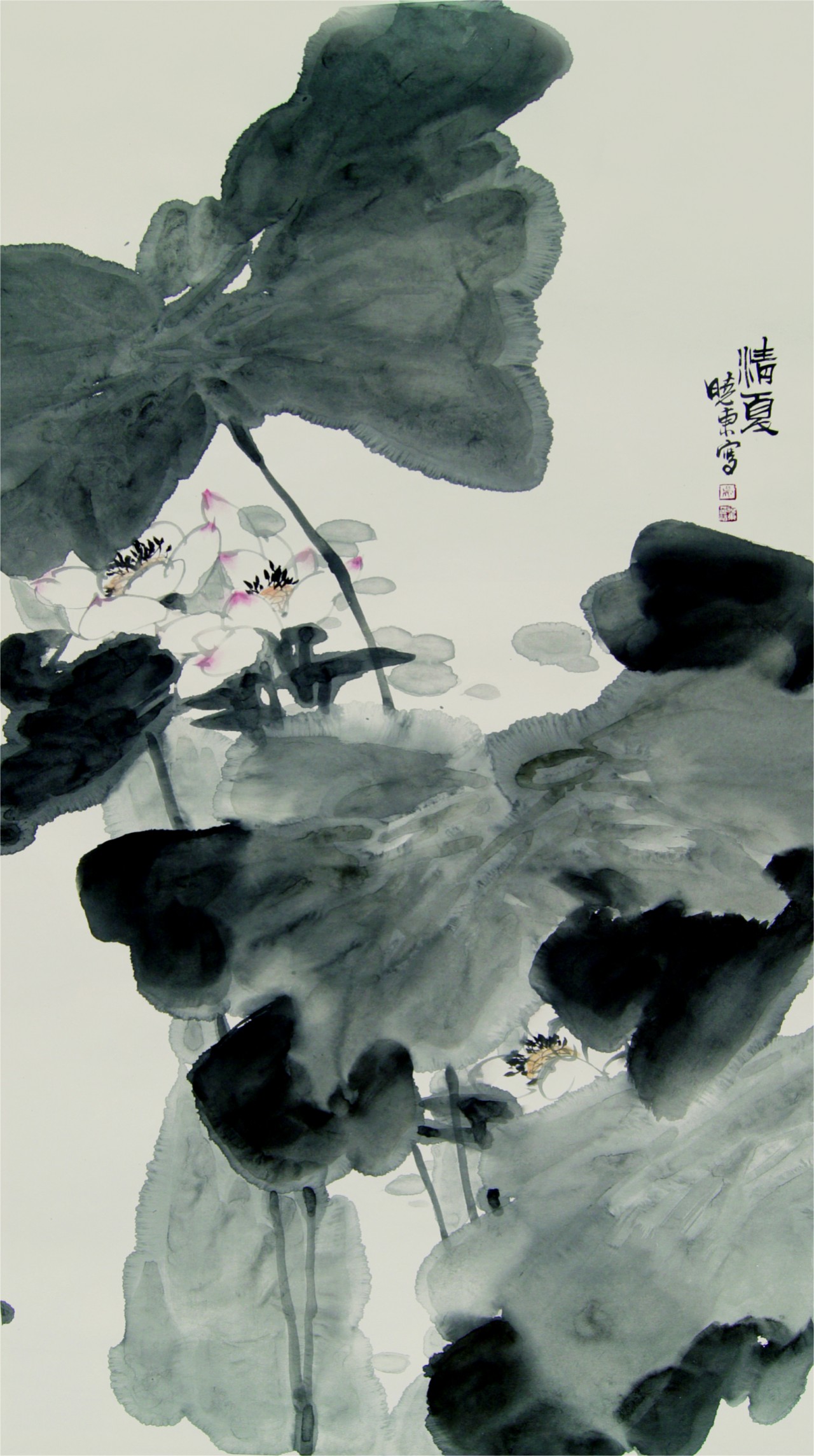 【清夏-吴晓东花鸟 国画-纸本 (2013年作)】吴晓东作品_个人作品推介