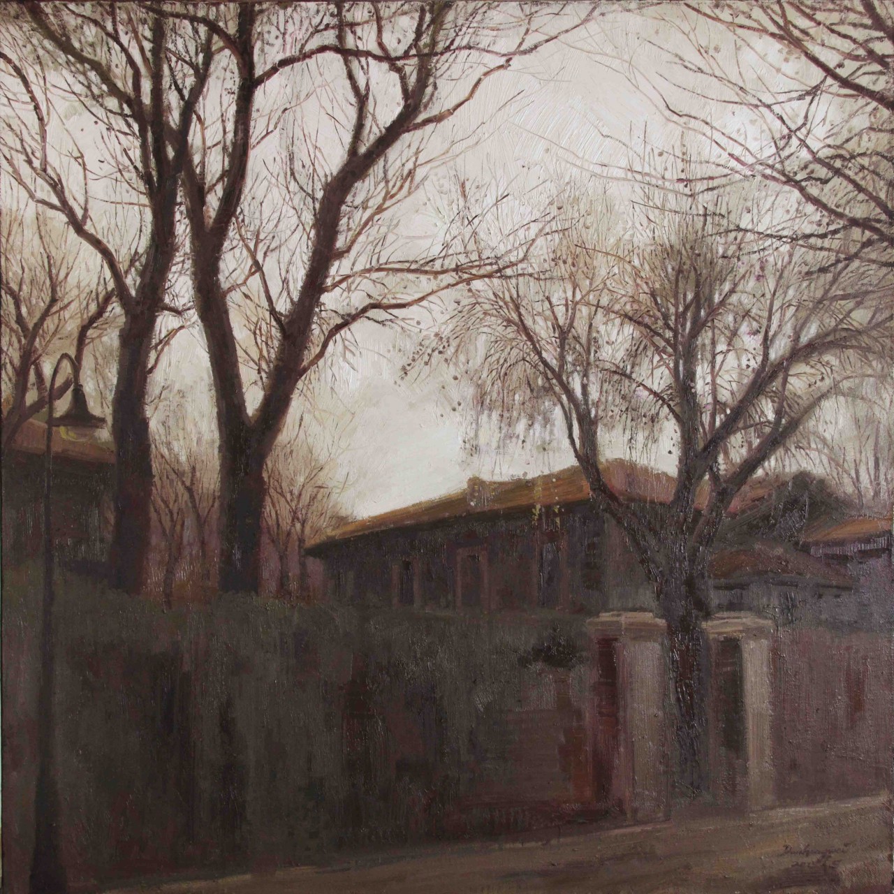 暮色.高树勋故居