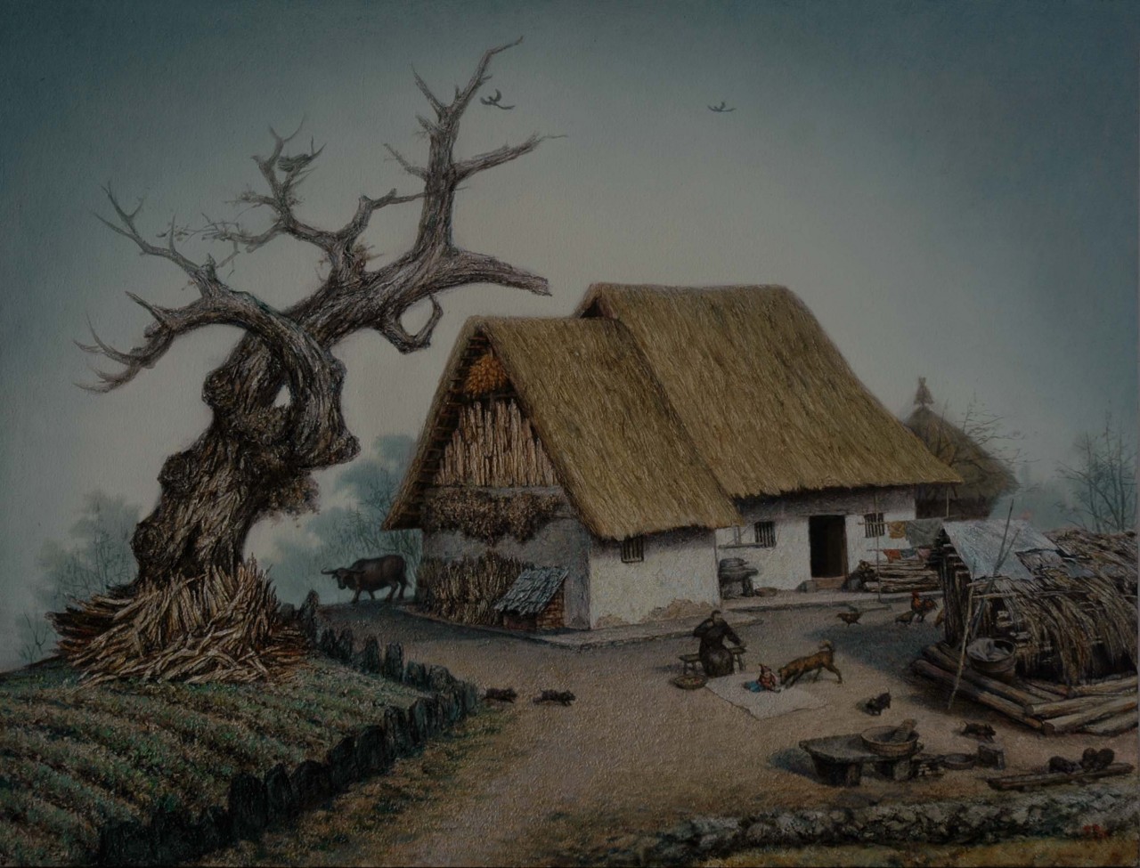 【39-杨建国风景油画-布面(2000年作)】杨建国作品_个人作品推介,展示