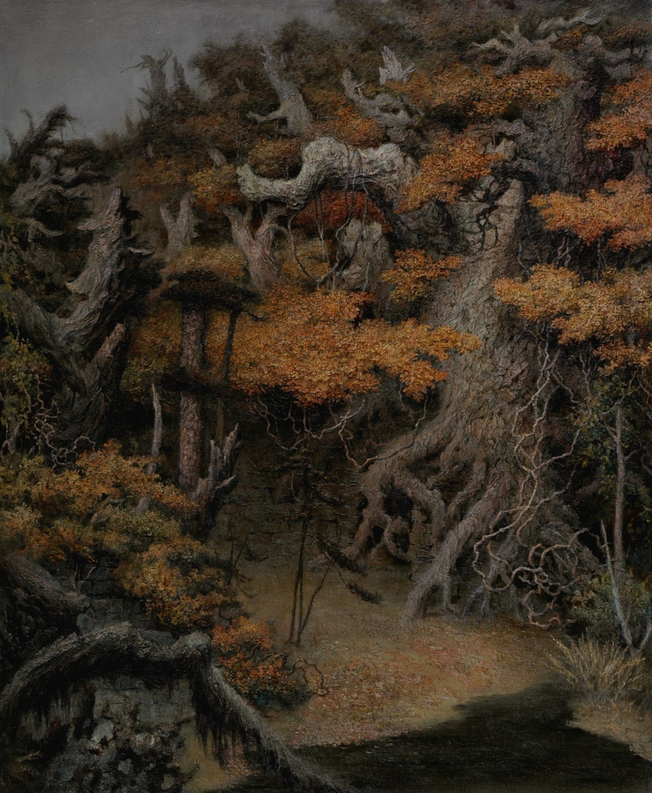 【49-杨建国风景油画-布面(2000年作)】杨建国风景画作品_个人作品