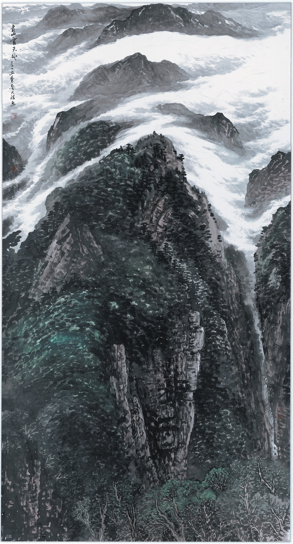 石大法 青山云天外 180×97 2015