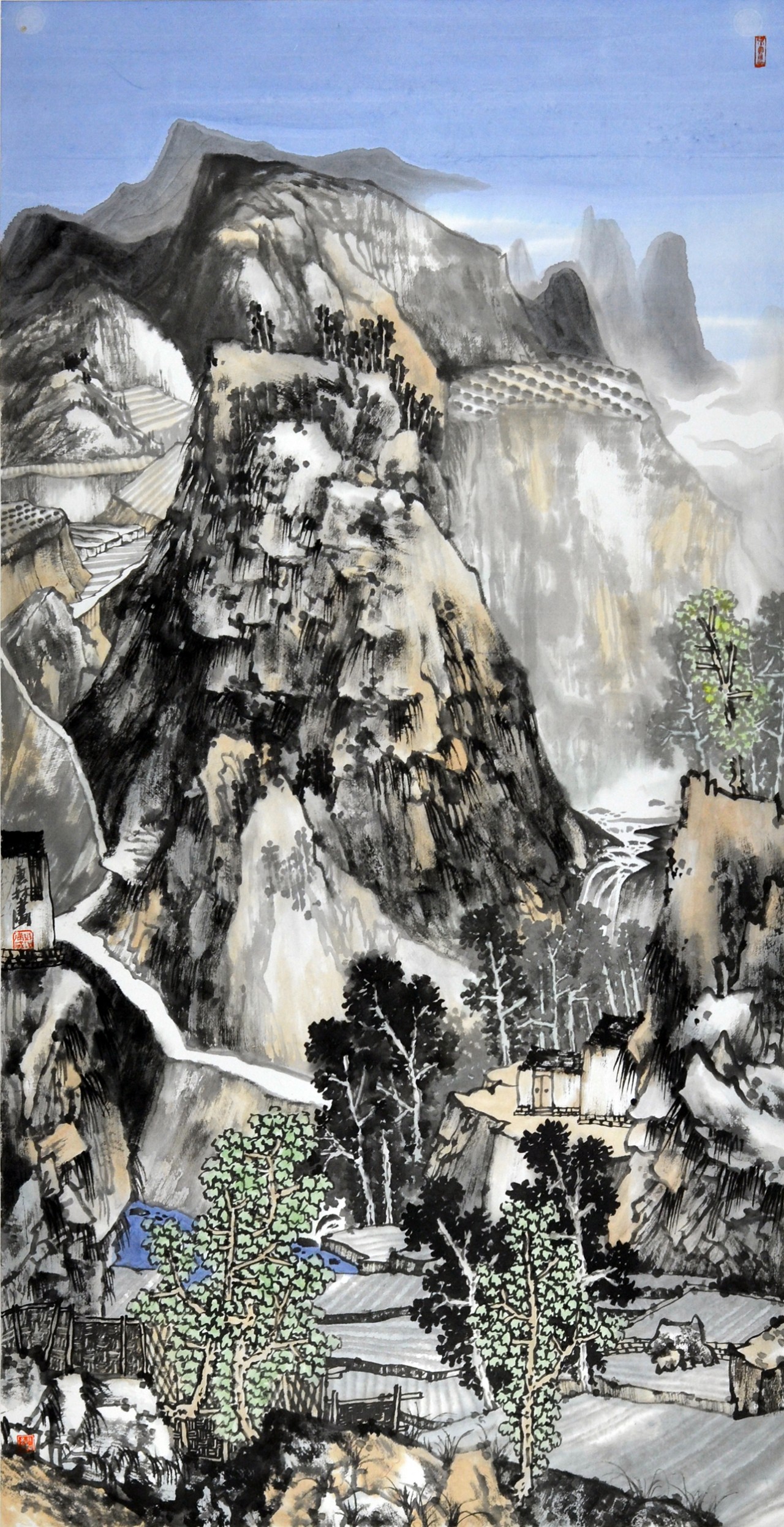 【dsc_0029-满威山水国画-纸本(2014年作)】满威部分私人定制作品作品