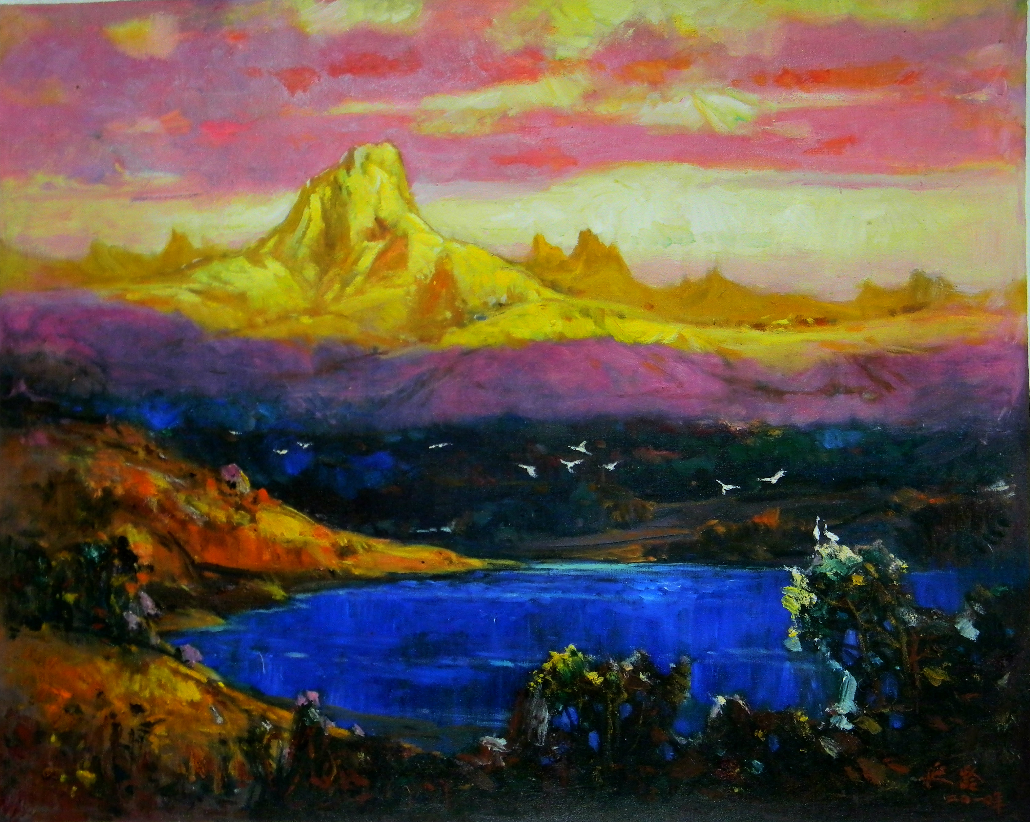 苏延龄 [44]紫气东来1 100x80