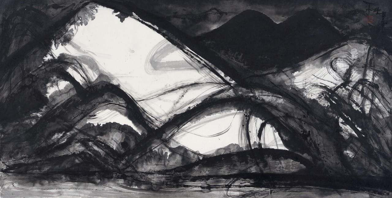 【圣洁-宣永生抽象当代水墨-其他(2014年作)】宣永生作品_个人作品
