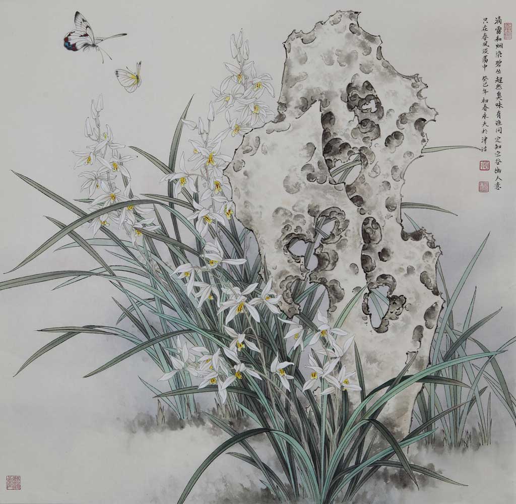 【香远-赵永夫花鸟国画-纸本(2013年作)】赵永夫工笔花鸟作品_个人