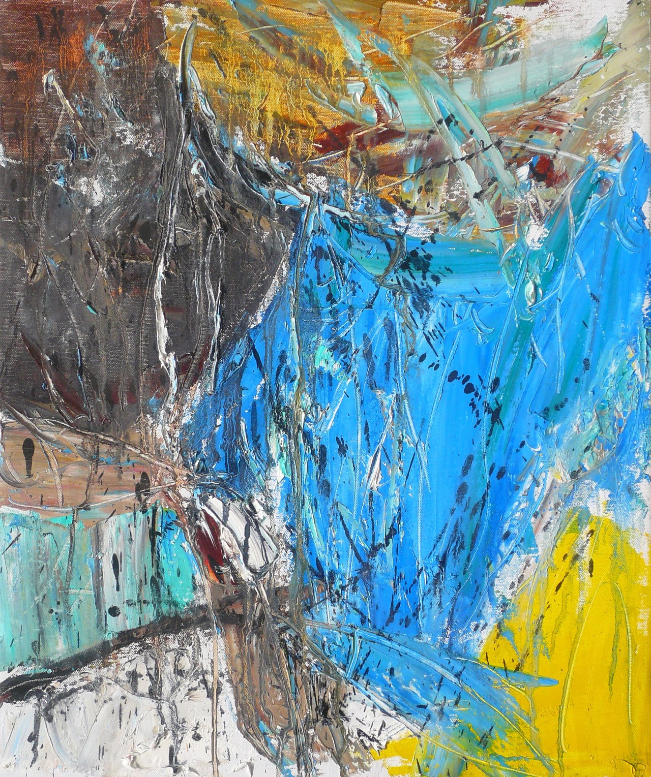 【党中华油画1220_50x60-党中华抽象油画-布面(2017年作)】党中华抽象