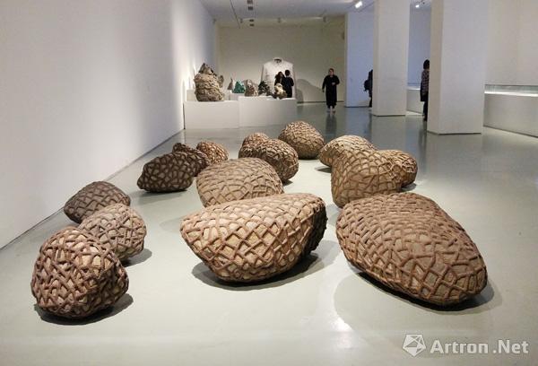 隋建国地罣19921994天然卵石钢筋49x98x73cm15