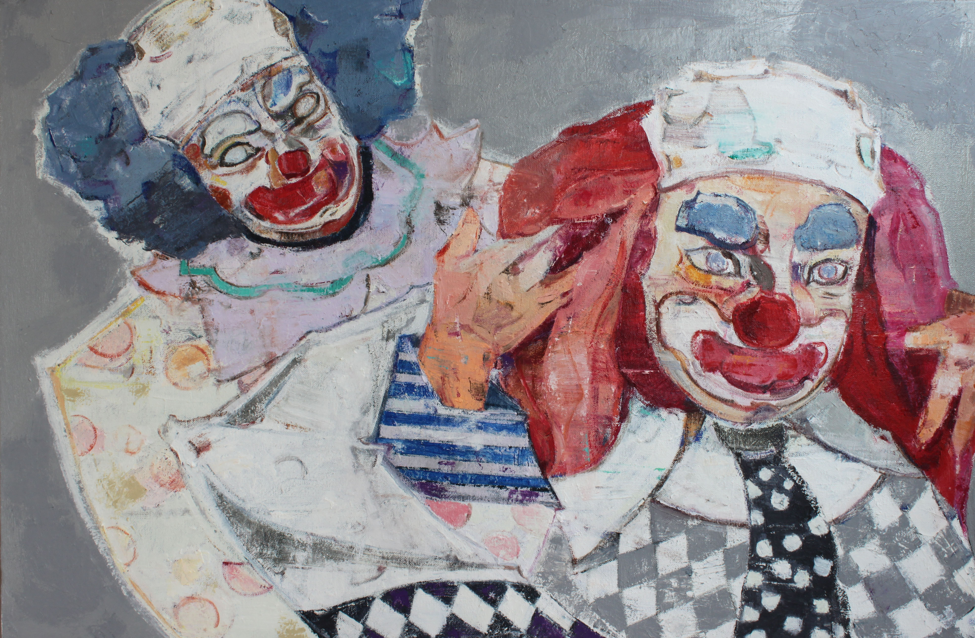 褚先宇 《小丑先生》 60×90cm 布面油画 2019年