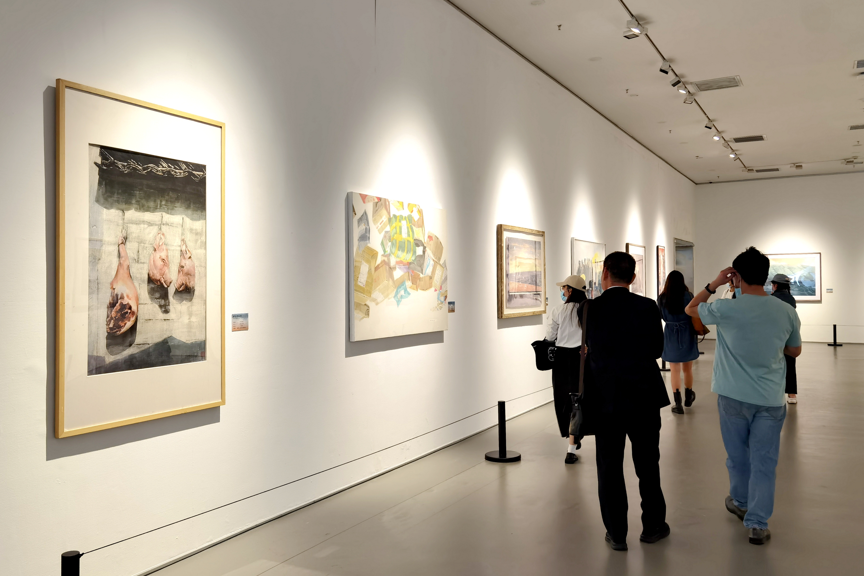 124幅佳作亮相湖南美术馆,这个展览带你走进水彩画的世界_展览现场