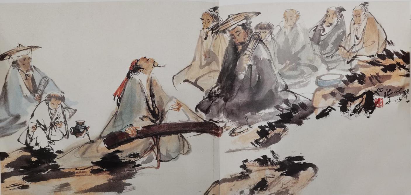 艺无止境王者之风评王涛及其写意人物画