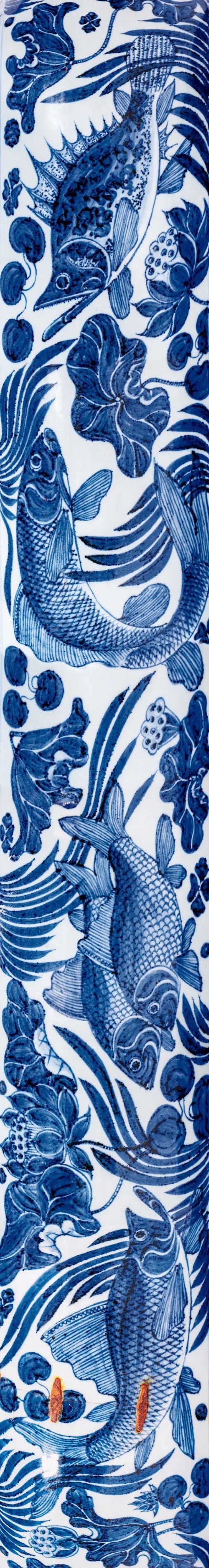 青花瓷上绘春色,世间美好皆可期——元 青花鱼藻纹大罐赏析|中古陶