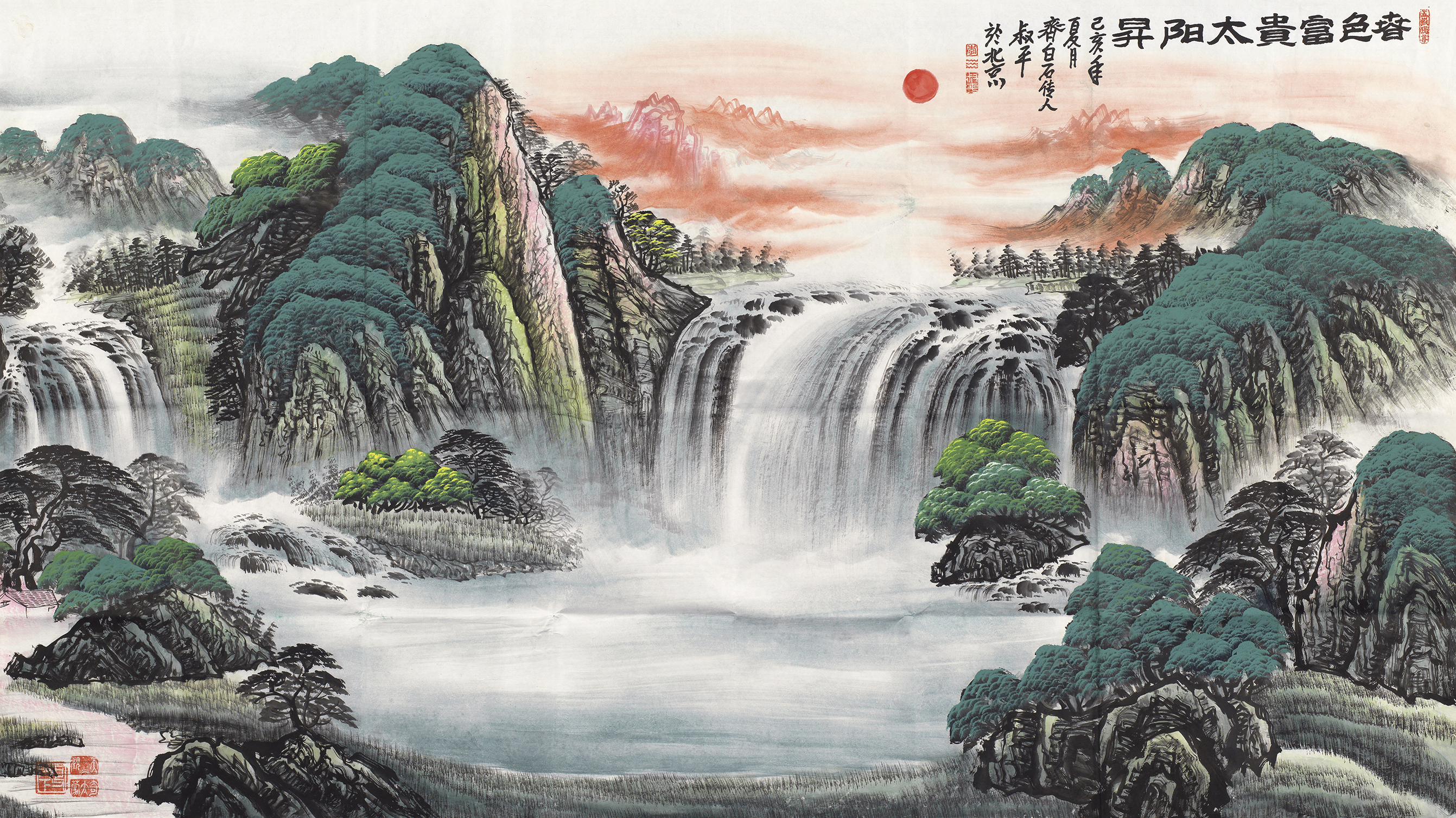 春色富贵太阳昇