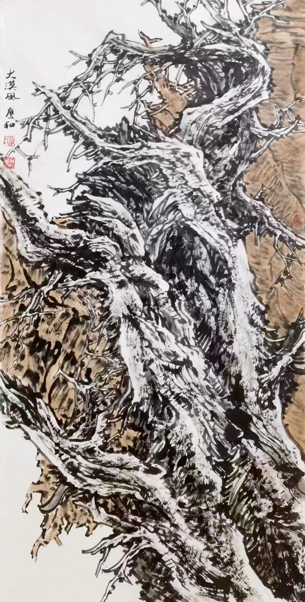 生命的光辉--荣宝斋画院周尊圣工作室胡杨作品专题展_艺术家提供_雅昌