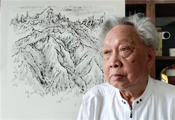 清华美院教授黄国强少数民族焦墨人物画品读