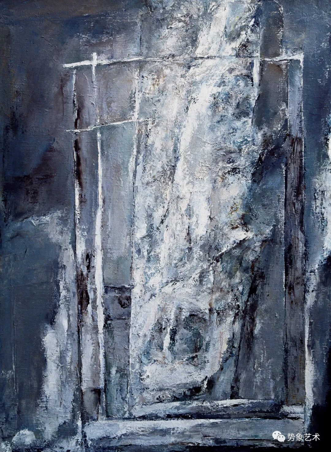 《汉柏》 布面油画 80 × 108 cm 19911962年赵大钧毕业并留校任教