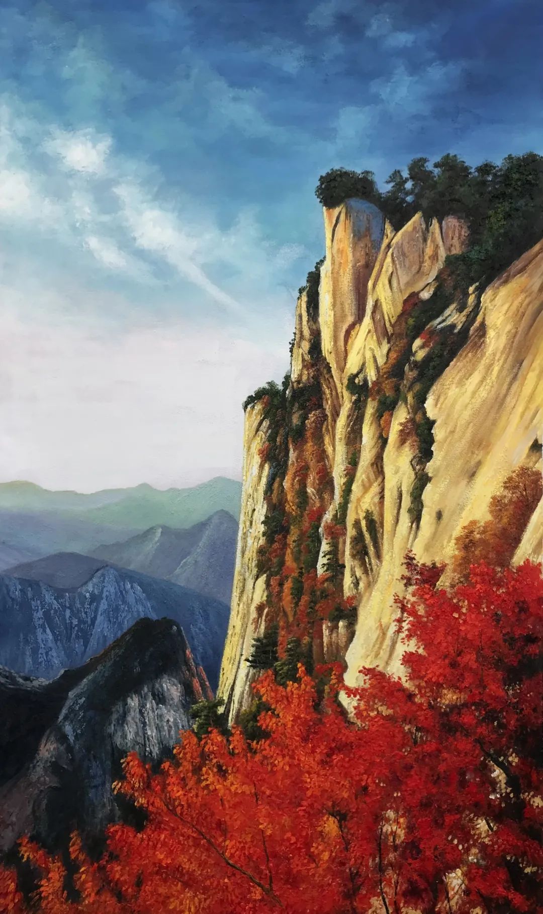 晏子华山油画创作记-市场观察-雅昌艺术市场监测中心