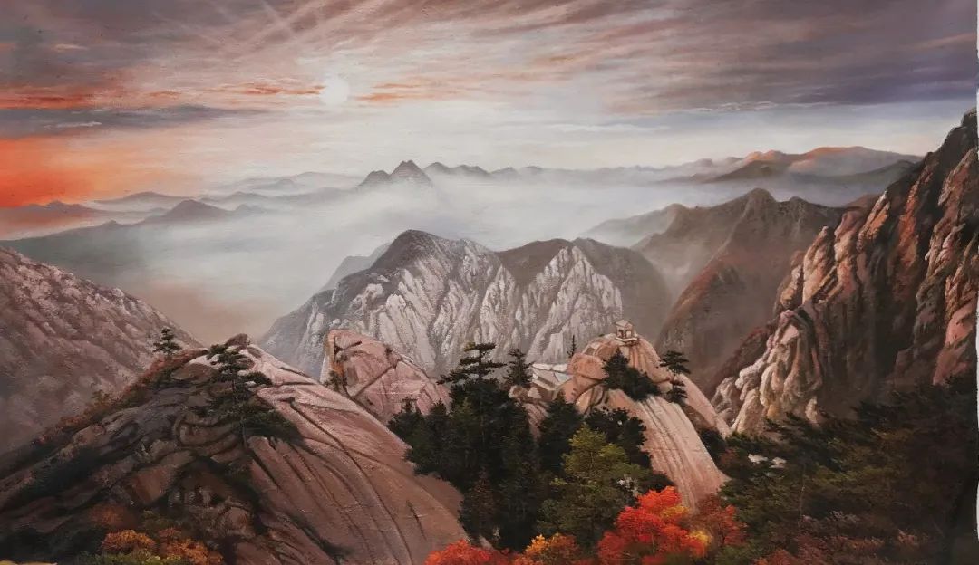 晏子华山油画创作记-市场观察-雅昌艺术市场监测中心