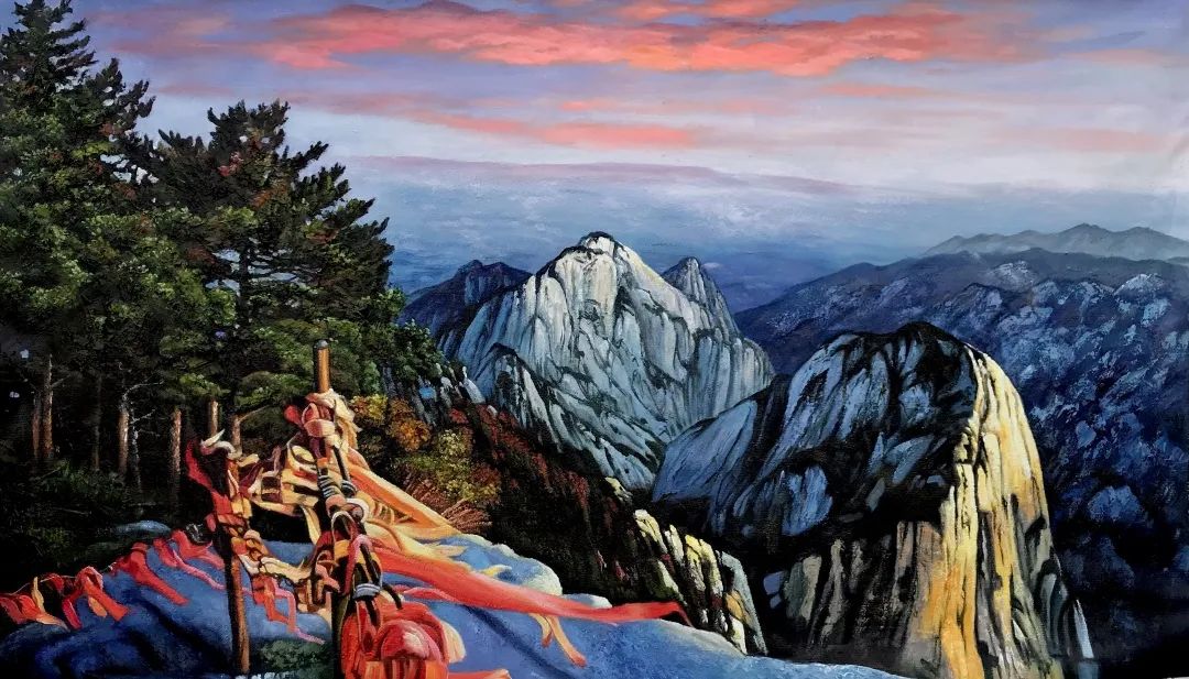 晏子华山油画创作记-市场观察-雅昌艺术市场监测中心