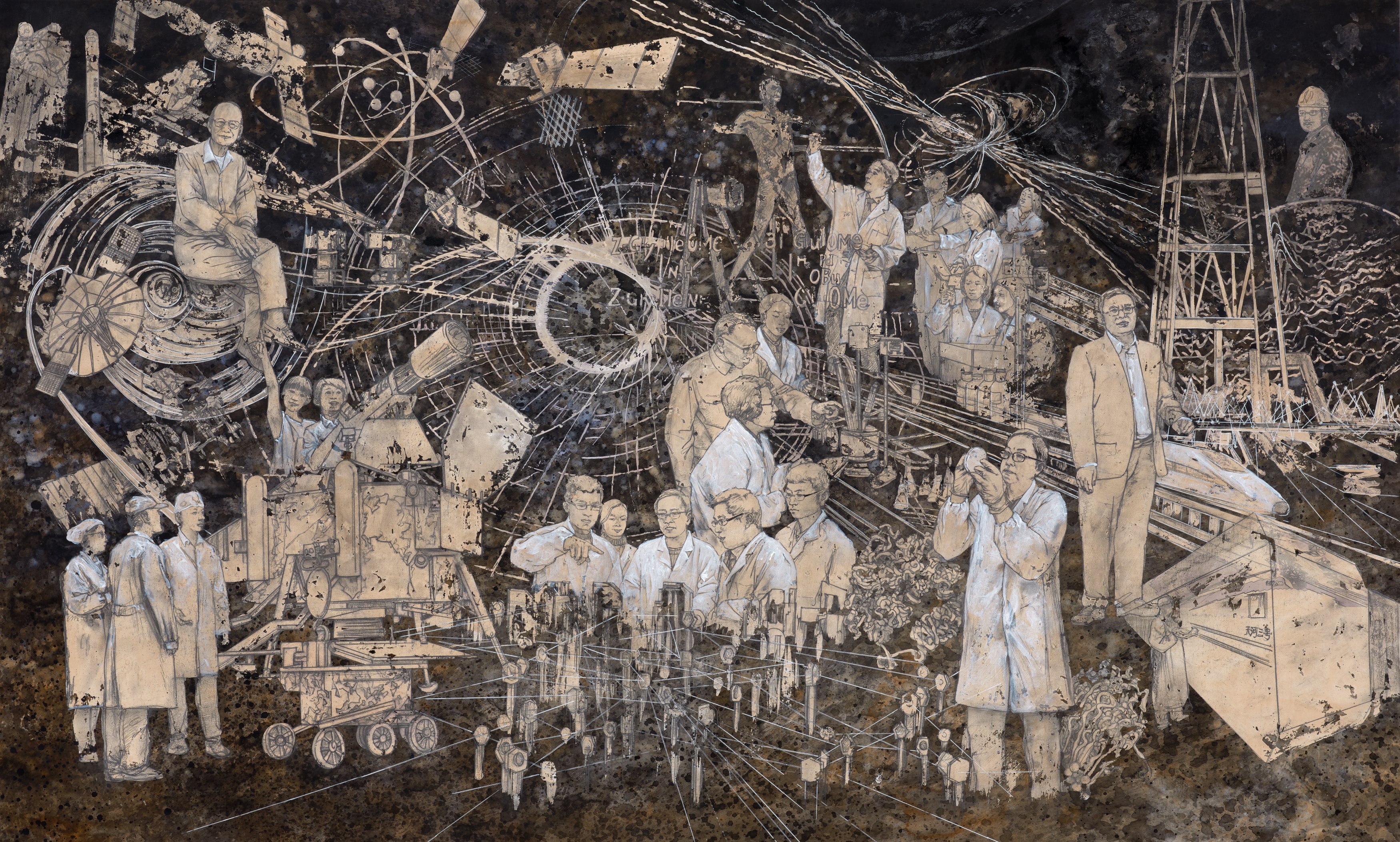 现场丨第四届中央美术学院靳尚谊青年教师创作奖获奖教师作品展开幕