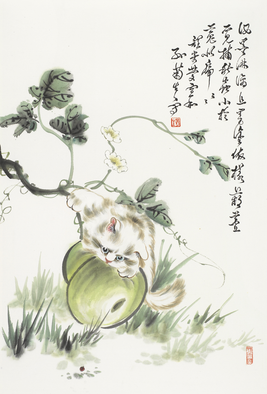 猫戏图
