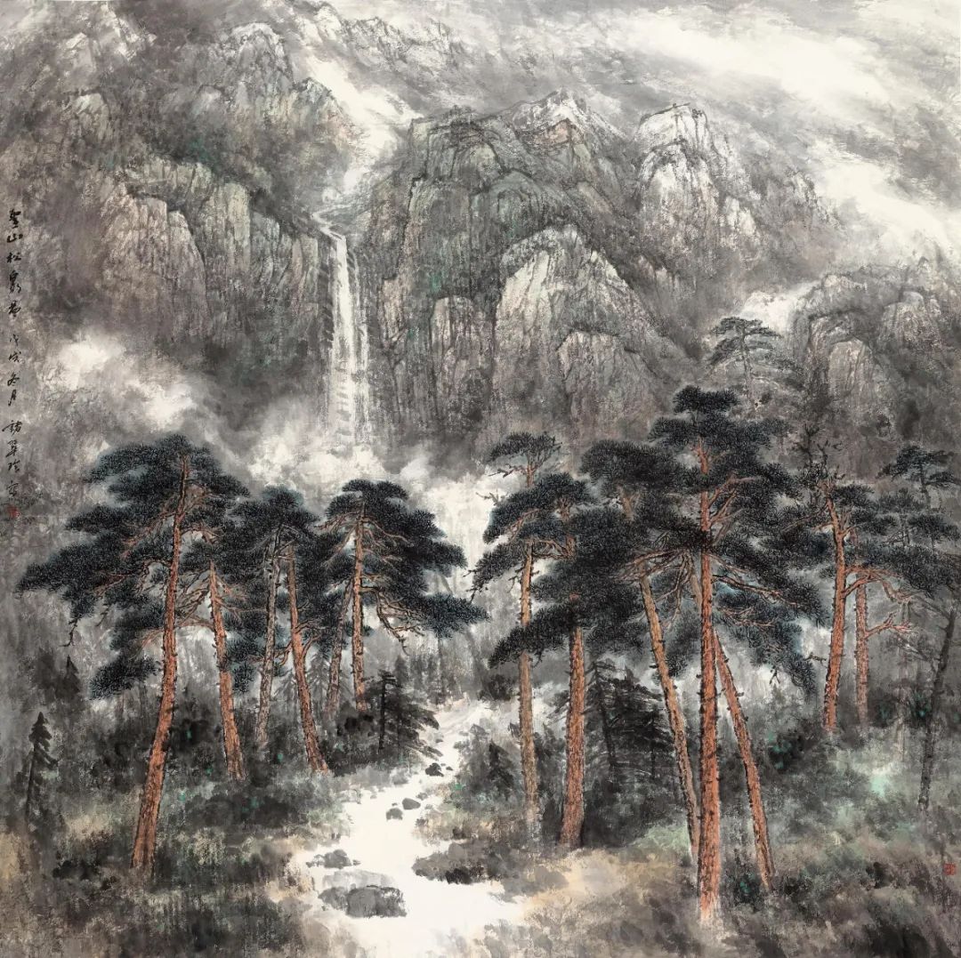 "北国山河山水画作品展"将于2023年4月15日下午2:30在北京宋庄当代