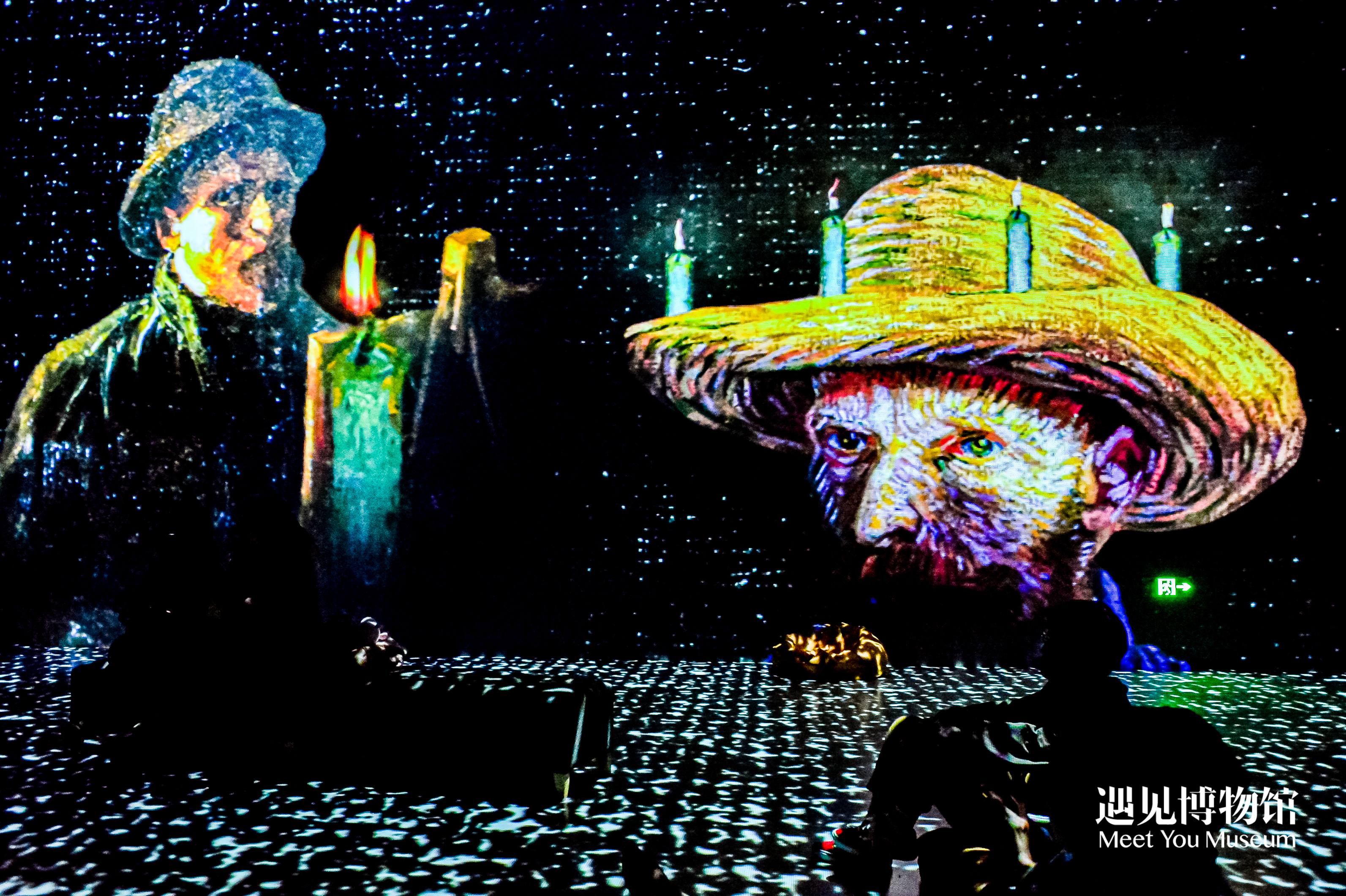 现场| 遇见梵高 沉浸光影艺术展 "中国首展"登录上海_展览现场_雅昌