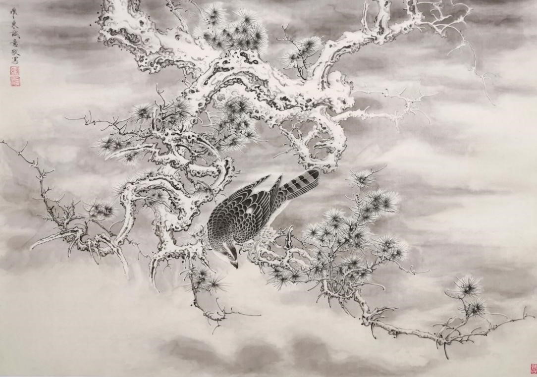 "须弥藏芥子,芥子纳须弥"肖剑波绘画作品展在三知堂艺术书房开展-市场