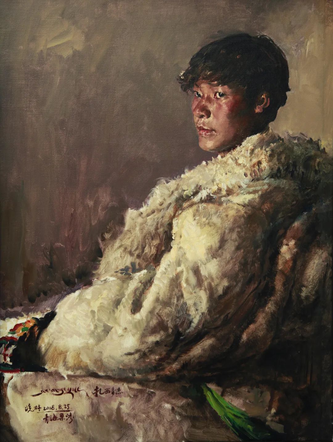 现场李晓林作品展在长沙李自健美术馆开幕展现小人物的生动画卷