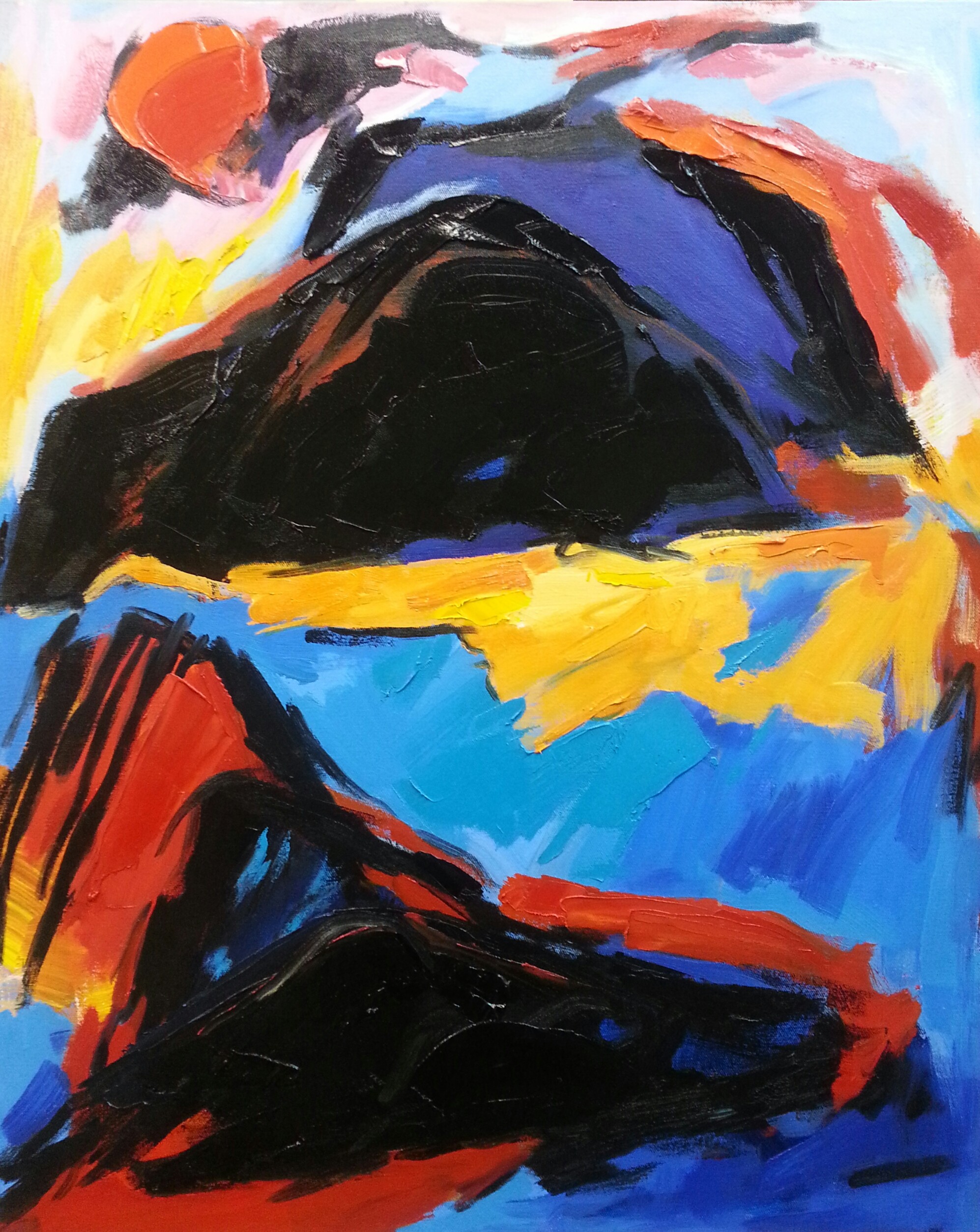 晨晓绘画的"色彩意淫"_艺术家提供_雅昌新闻