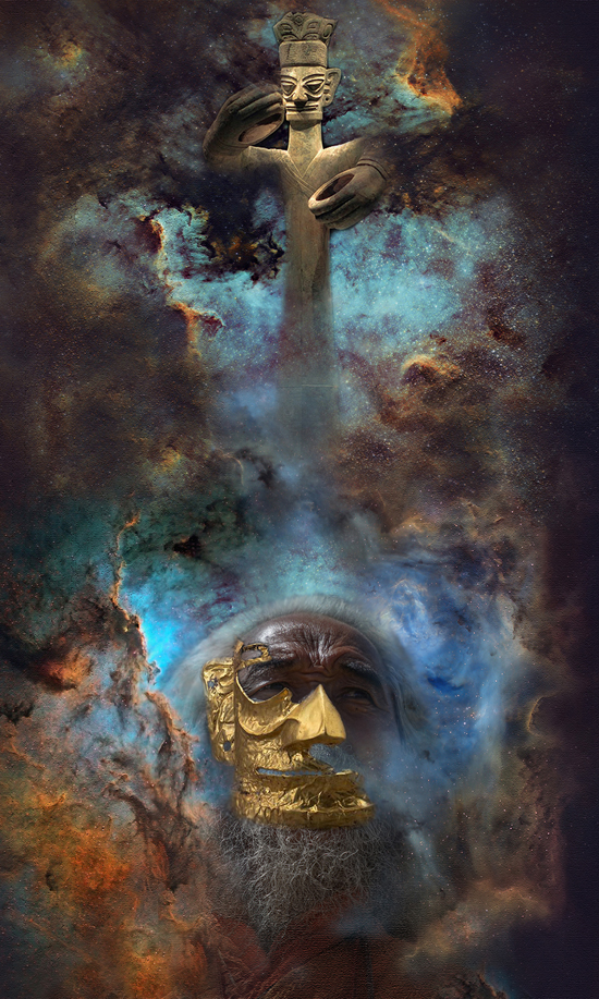 游晓林油画集古蜀华章画述三星堆与金沙惊艳首发