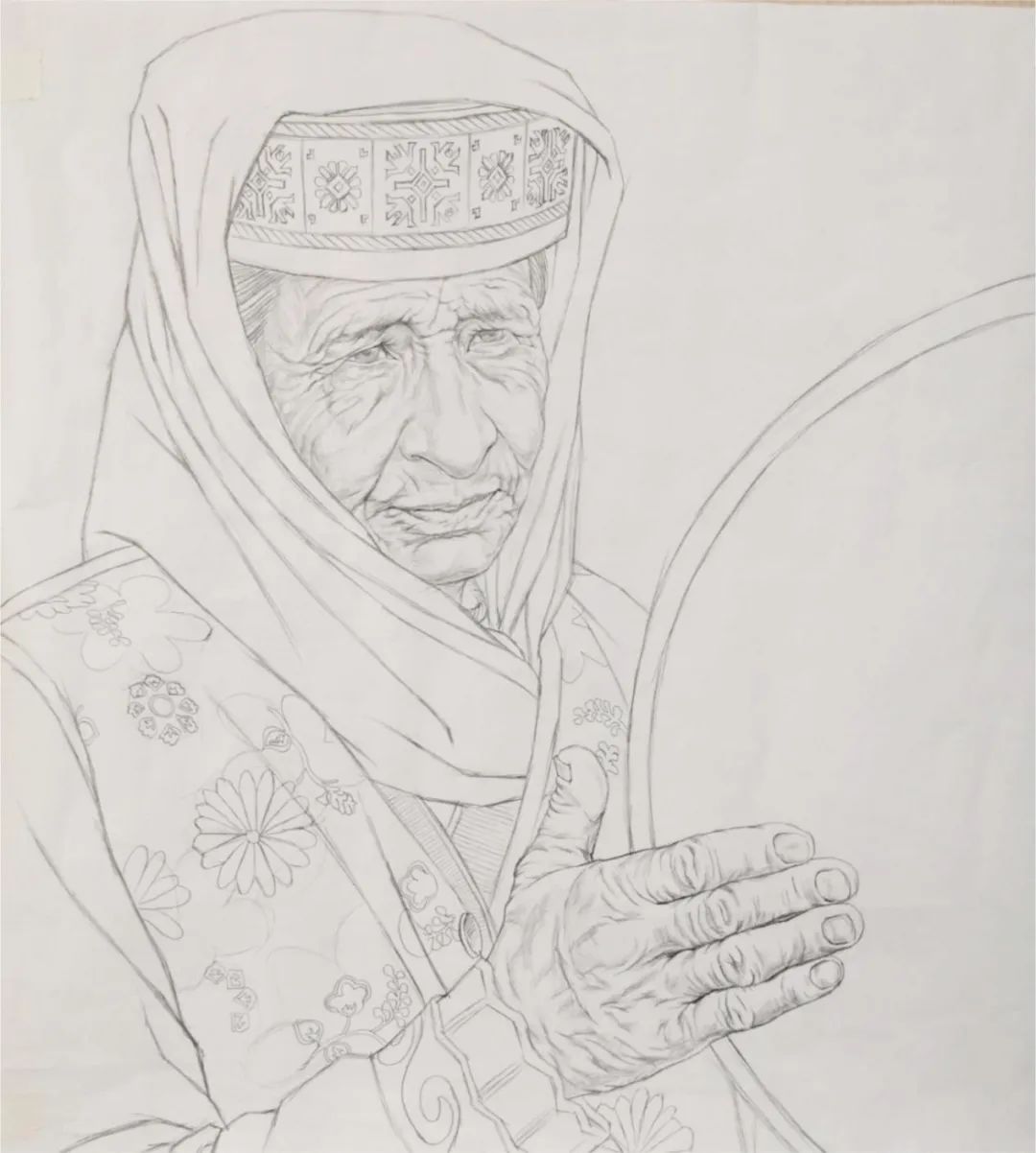 教学| 天山云意-记孙震生工作室新疆采风_艺术家提供_雅昌新闻