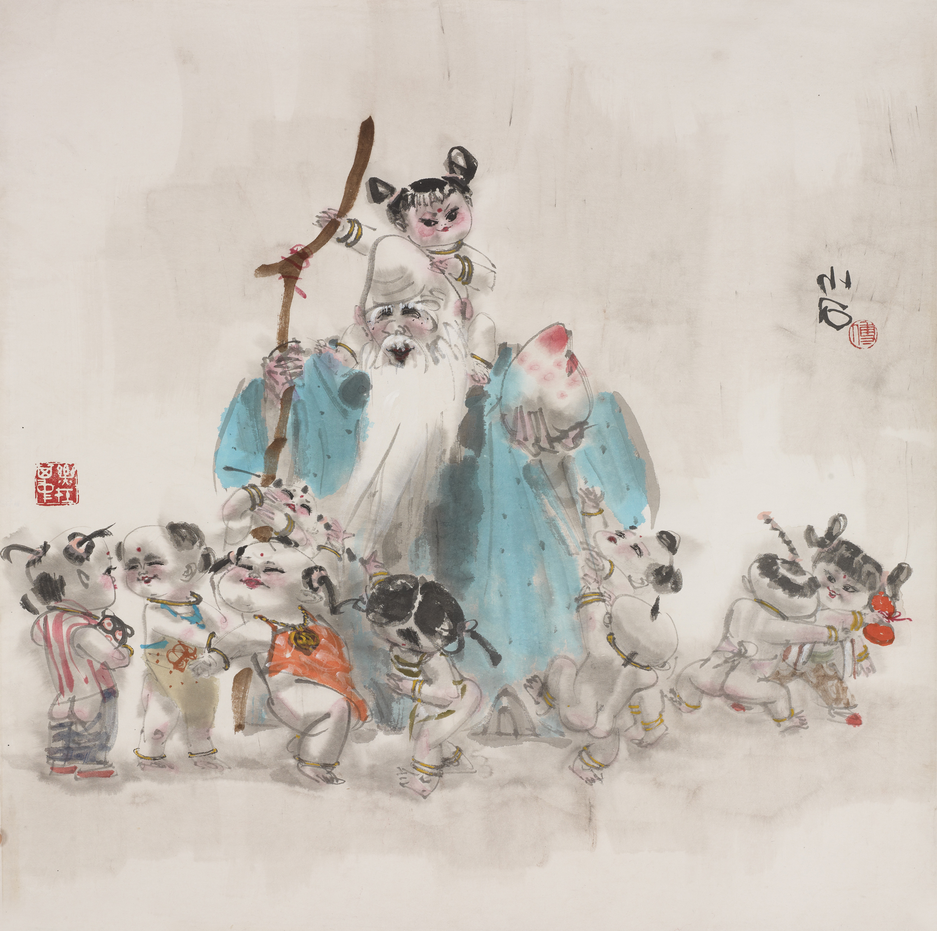 左笔传奇--傅小石书画推出传奇画家傅小石二十几幅精品力作,多幅权威
