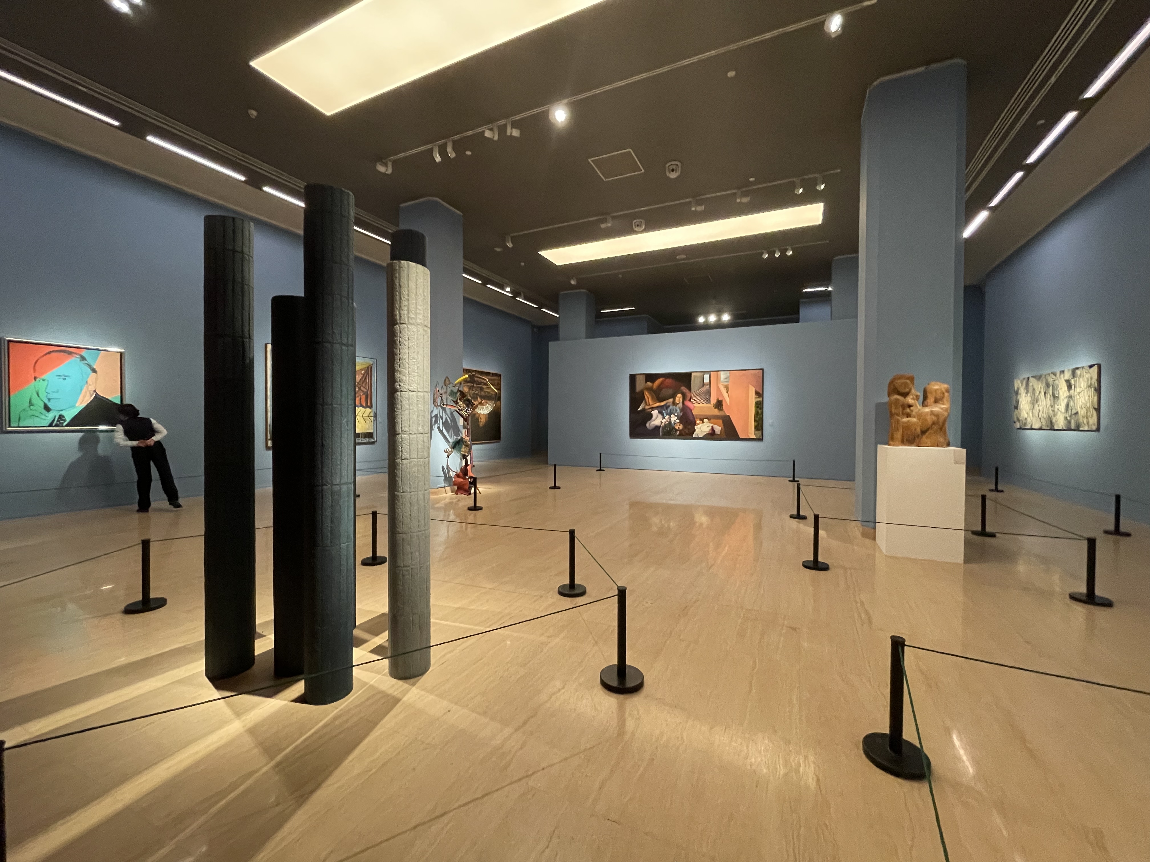 现场图集美在新时代中国美术馆建馆60周年系列展览近600件作品集中