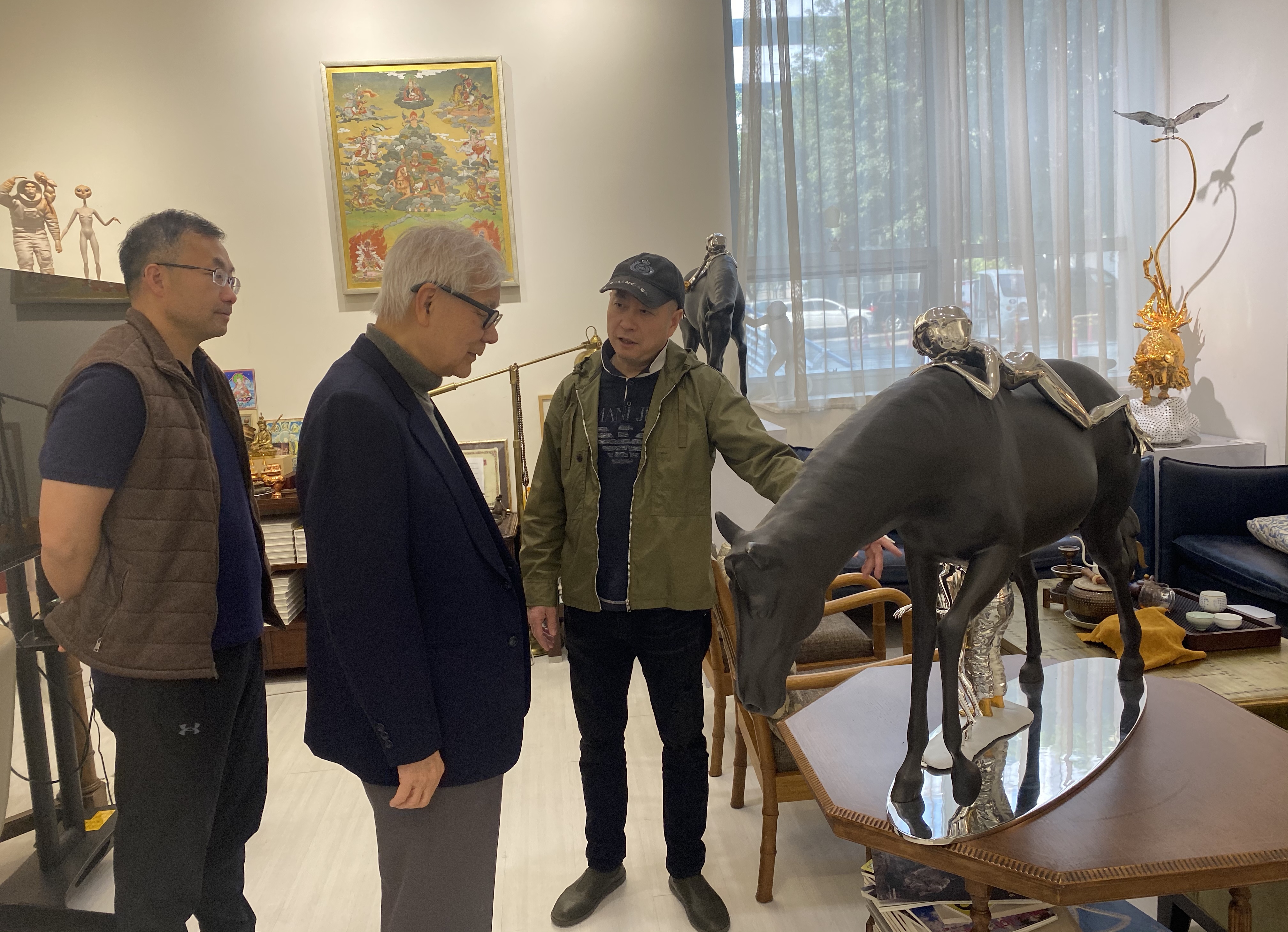 桥梁专家邓文中院士和林桐炎工程咨询总裁杨进先生于