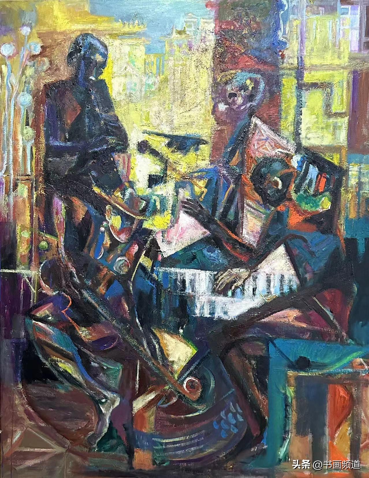 雅昌快讯阳光放飞陈国霞油画作品展在北京天通苑文化艺术中心举行