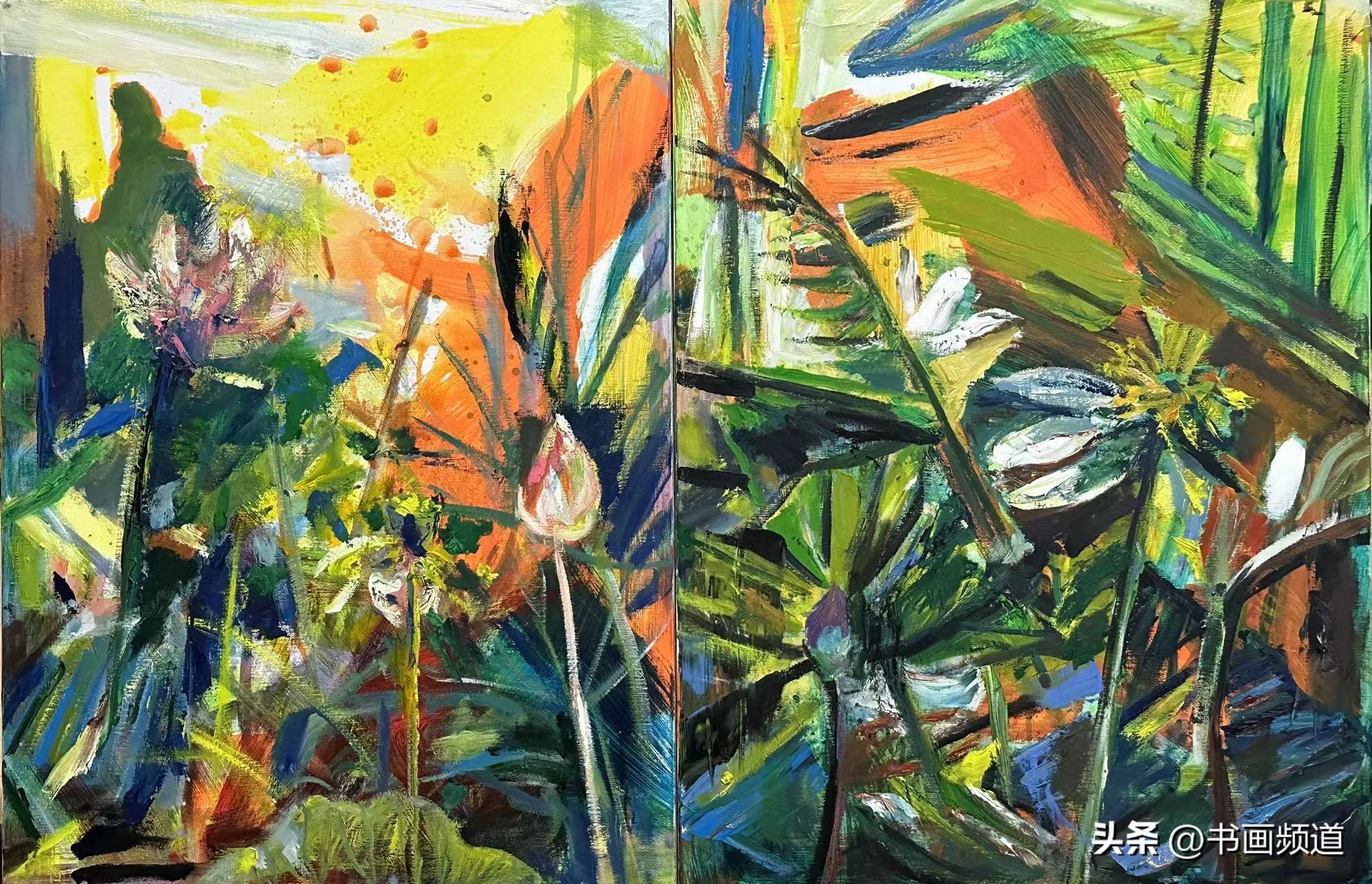 雅昌快讯阳光放飞陈国霞油画作品展在北京天通苑文化艺术中心举行