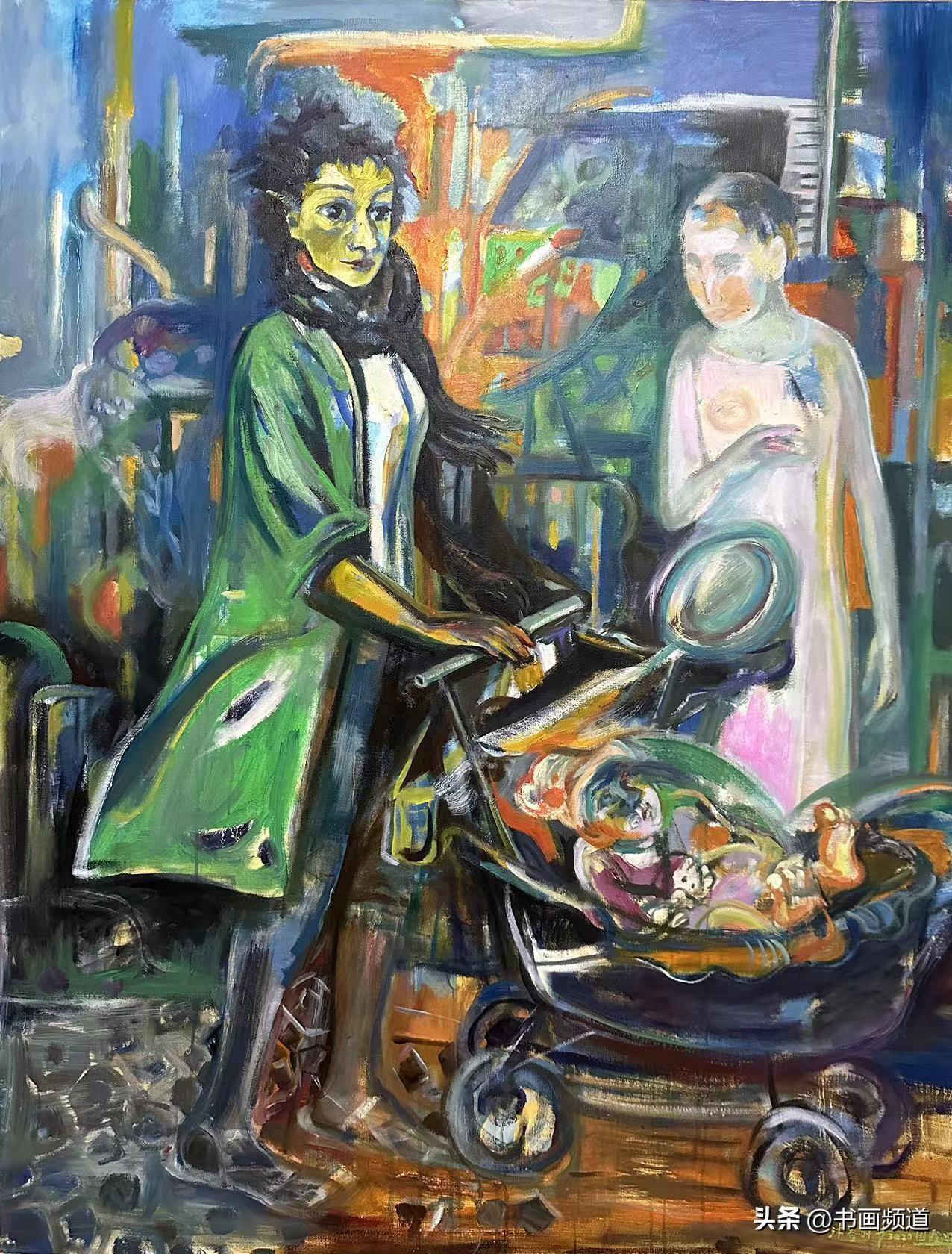 雅昌快讯阳光放飞陈国霞油画作品展在北京天通苑文化艺术中心举行