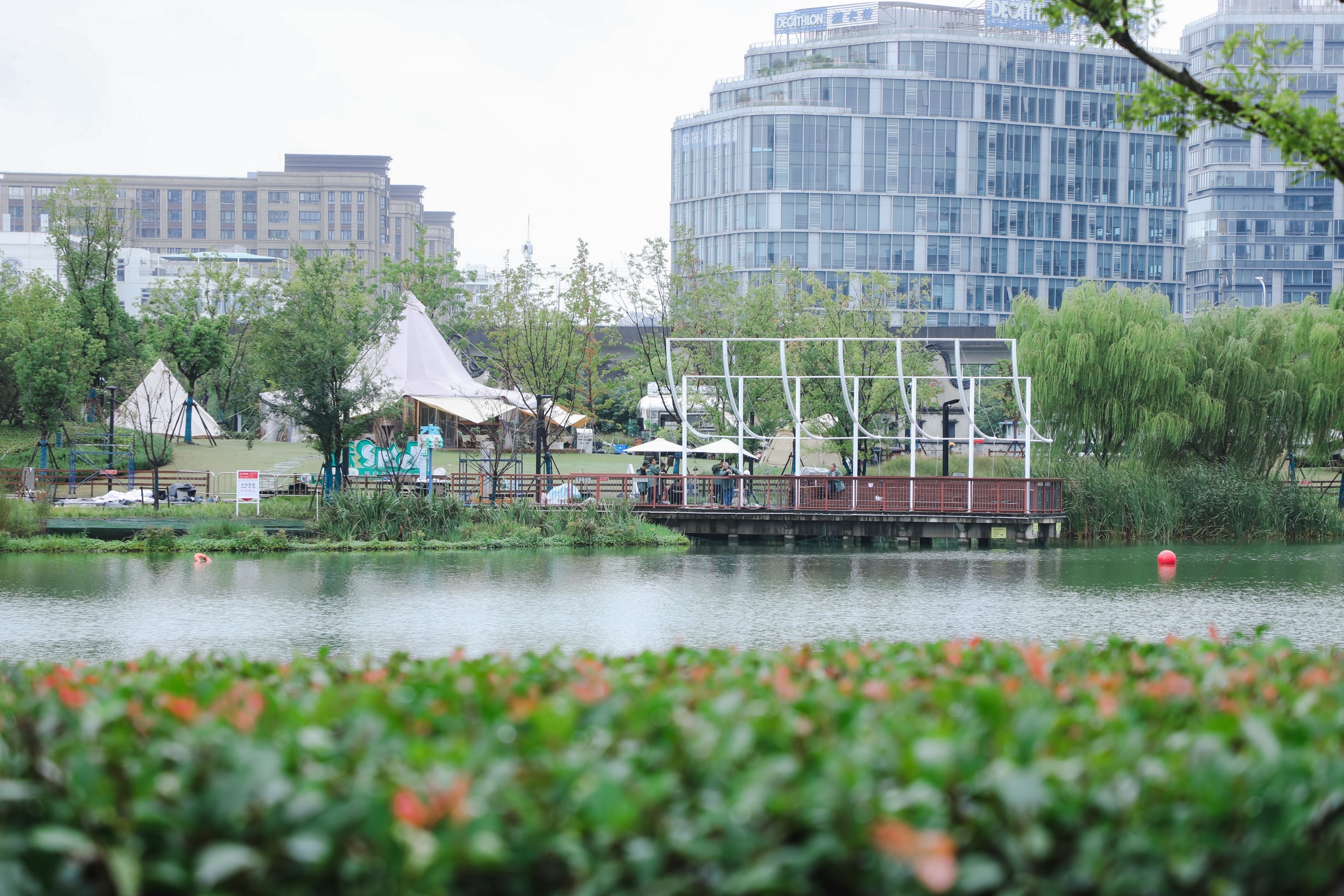 森兰绿地是上海总体规划建设中的十大楔形绿地之一,也是上海自贸试验