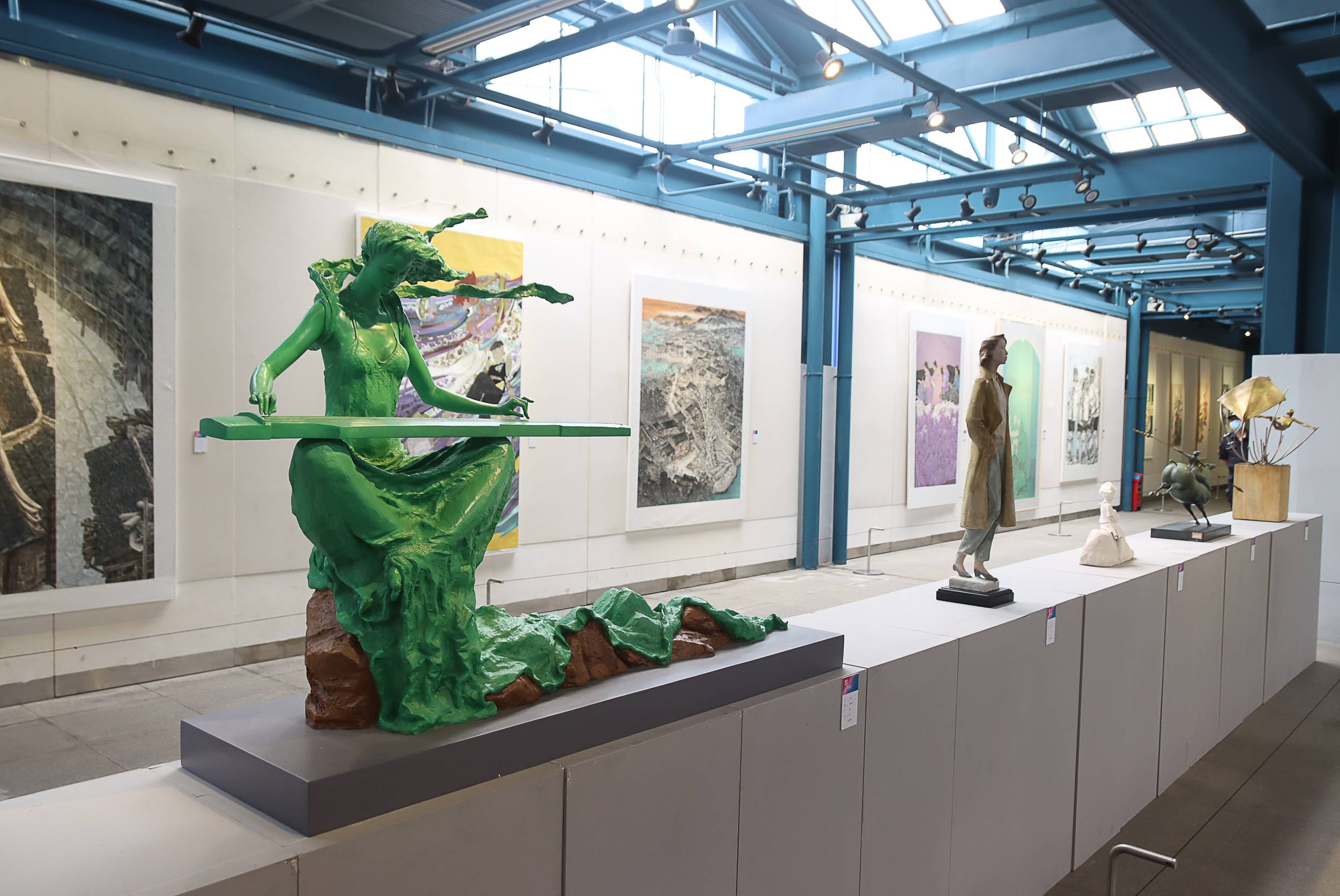 "岭南潮声——2023粤港澳大湾区美术作品展"在中山美术馆开幕_雅昌