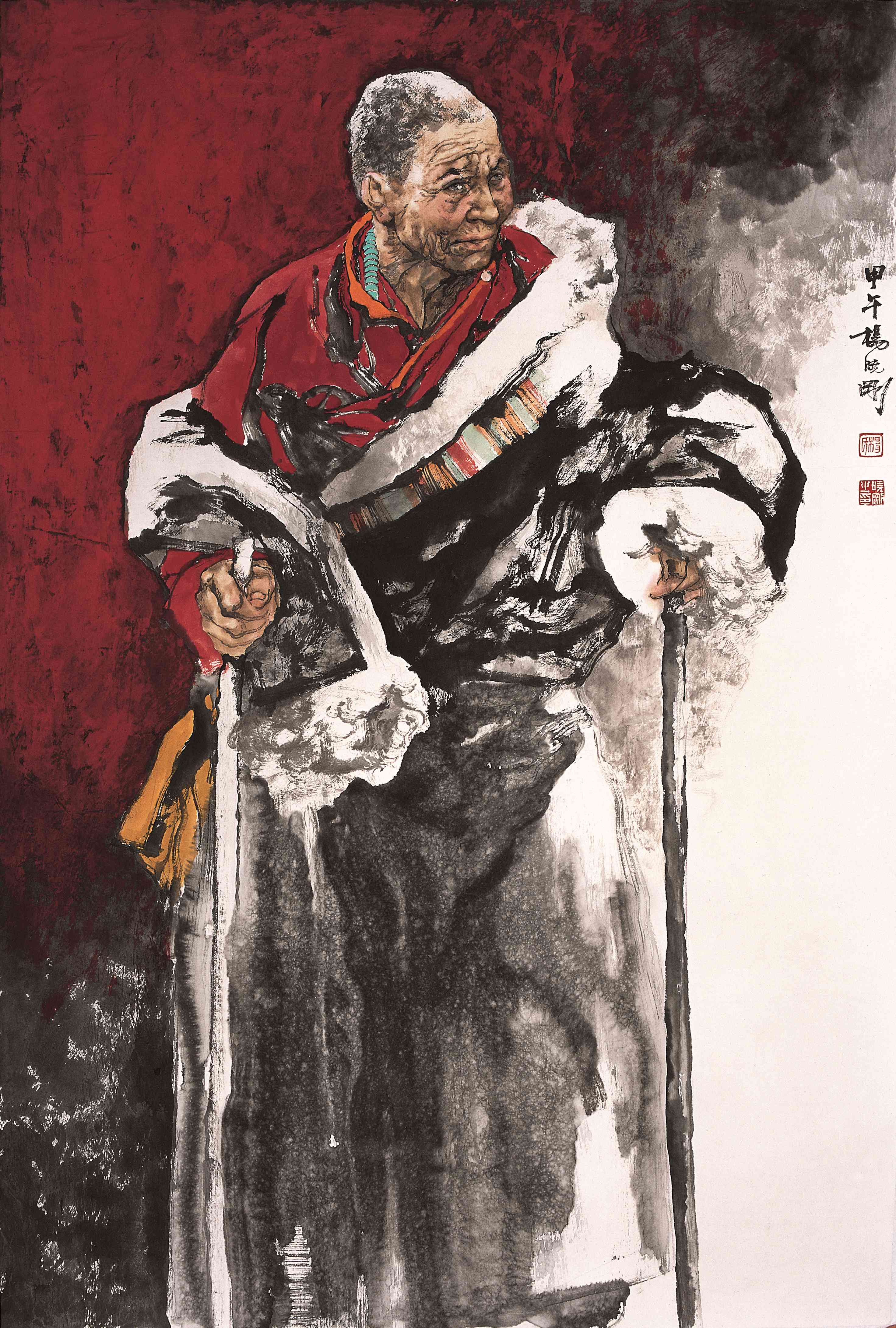 雅昌现场唯道集虚冯远师生130余件中国画教学作品在清华大学美术学院