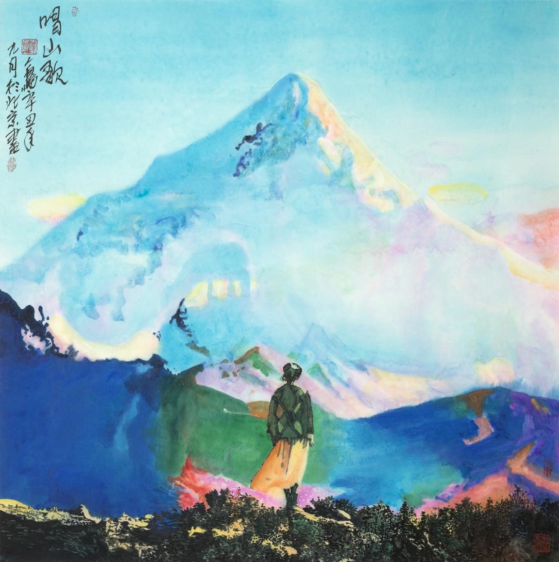 大美中国香遇新都刘人岛美术作品展在成都市新都区沸腾里文博馆开幕